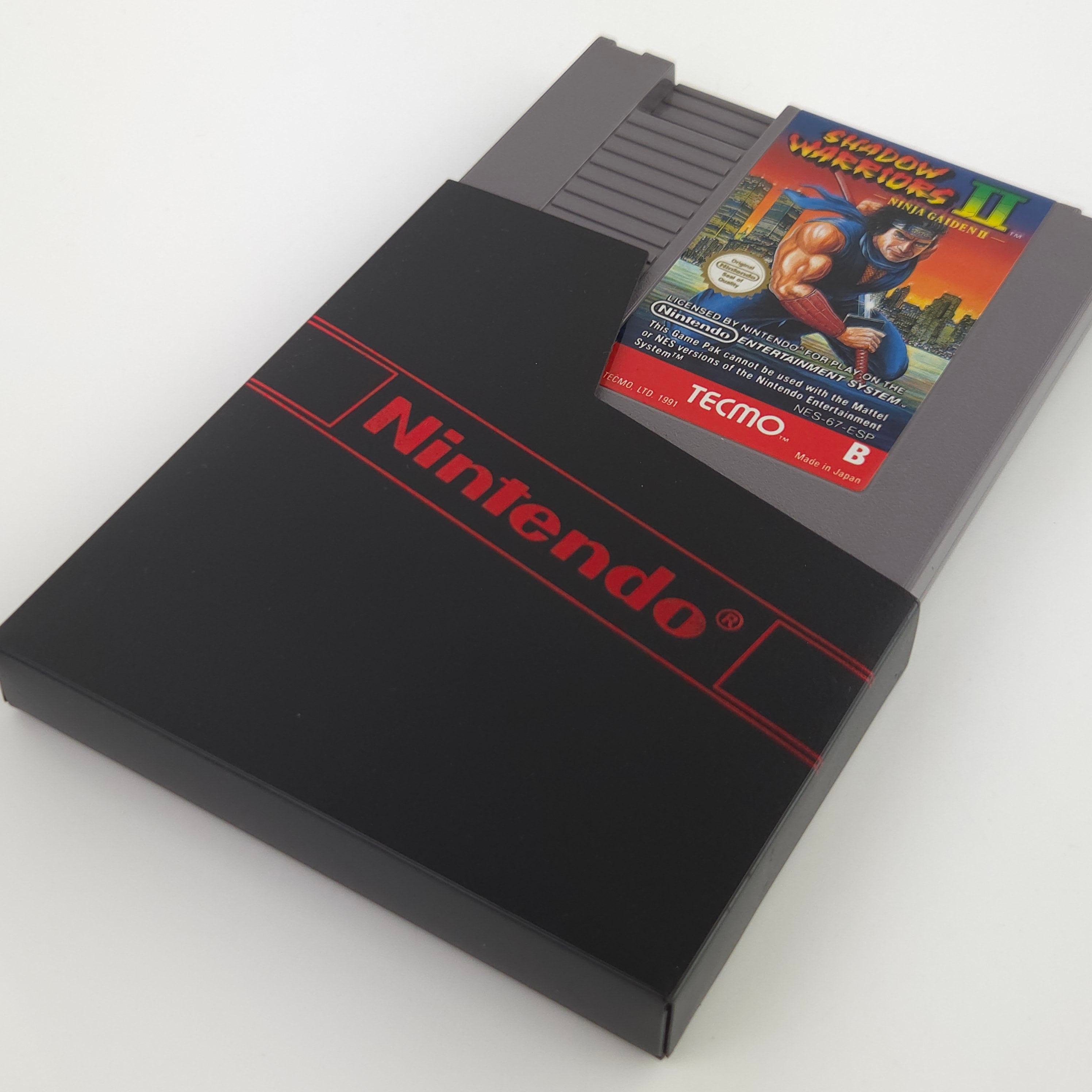 Nintendo NES Spiel Shadow Warriors II Ninja Gaiden Schuber
