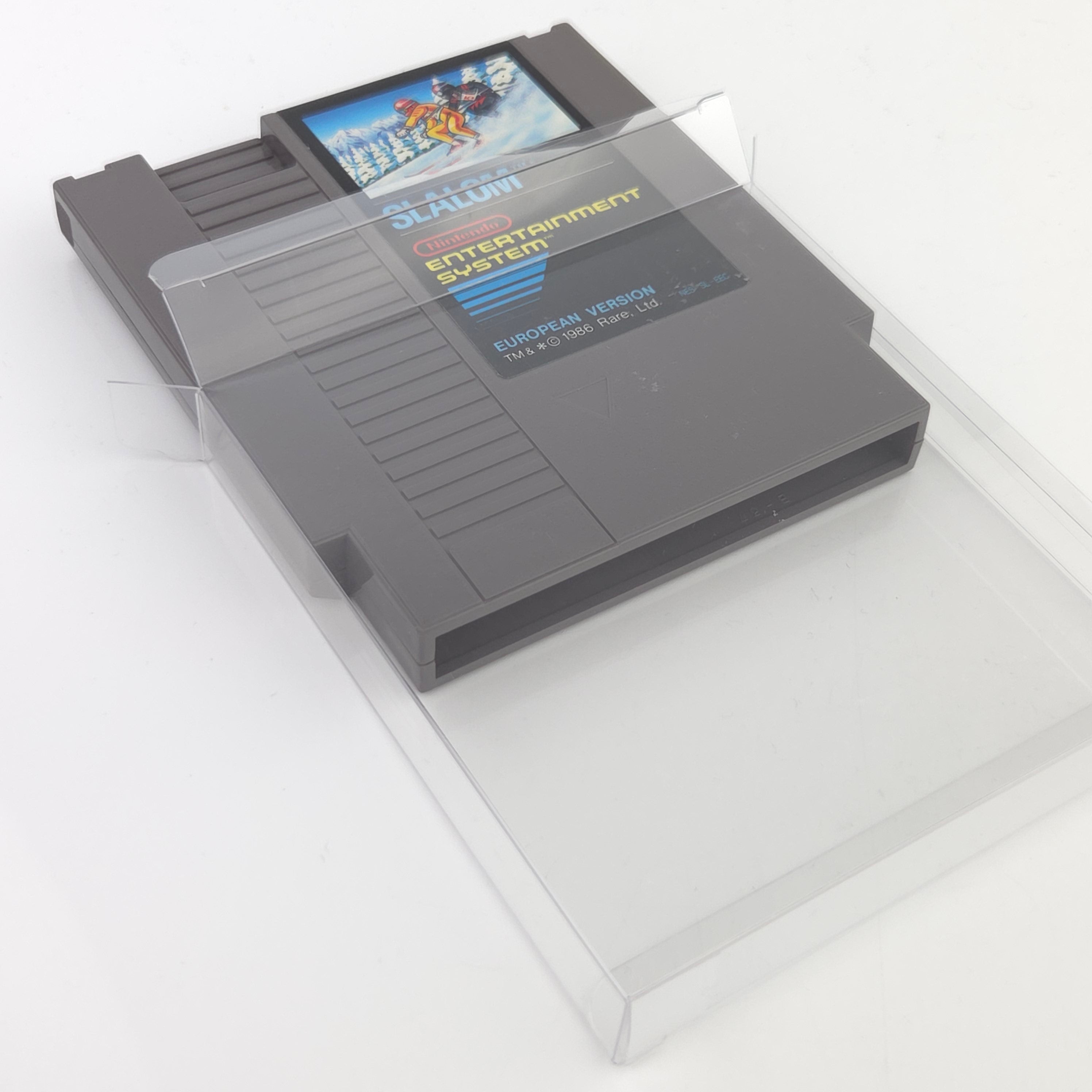 Nintendo NES Spiel Slalom Modul Schutzhülle European