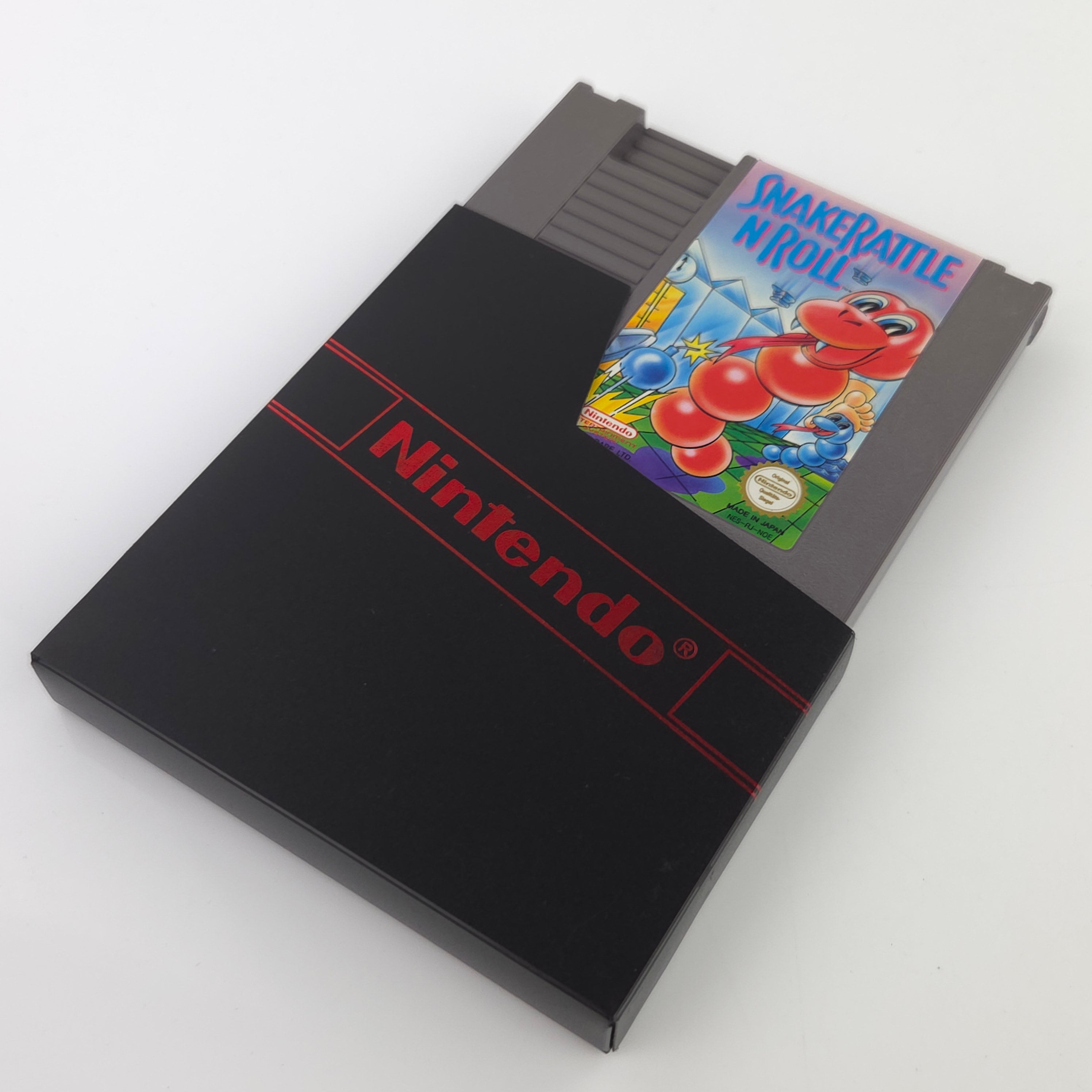 NES Spiel Snake Rattle n Roll Modul Schuber PAL-B NOE