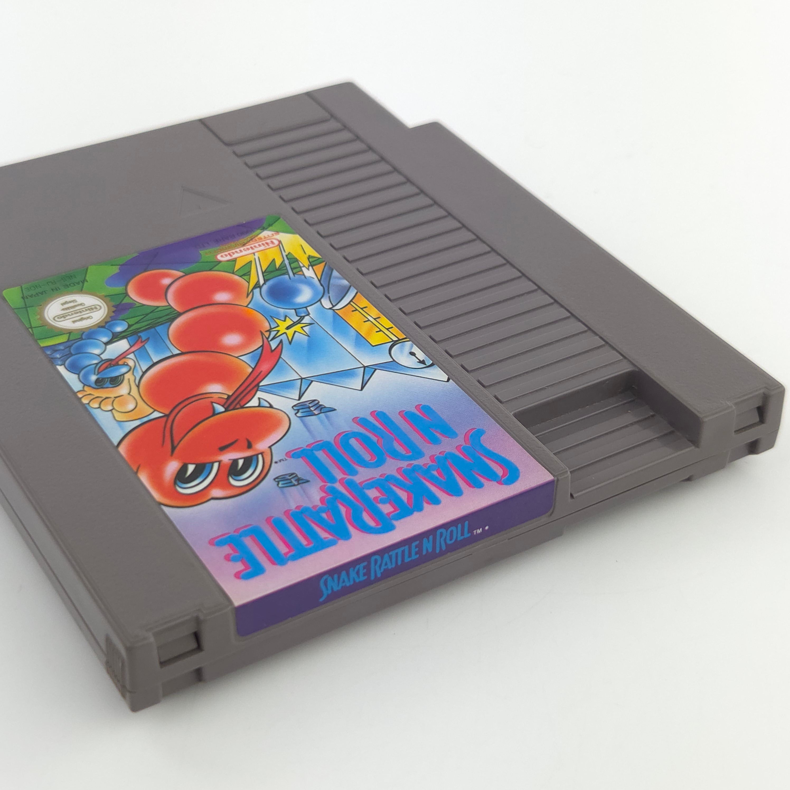 NES Spiel Snake Rattle n Roll Modul Schutzhülle PAL B NOE
