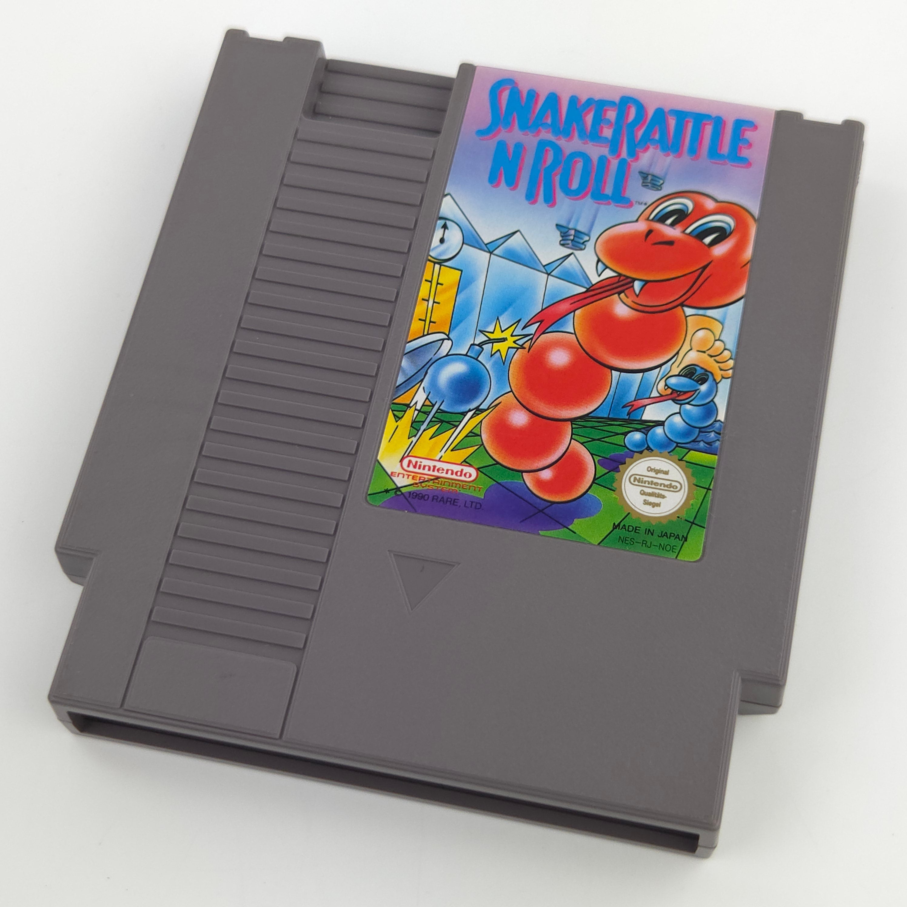 NES Spiel Snake Rattle n Roll Modul Schutzhülle PAL B NOE