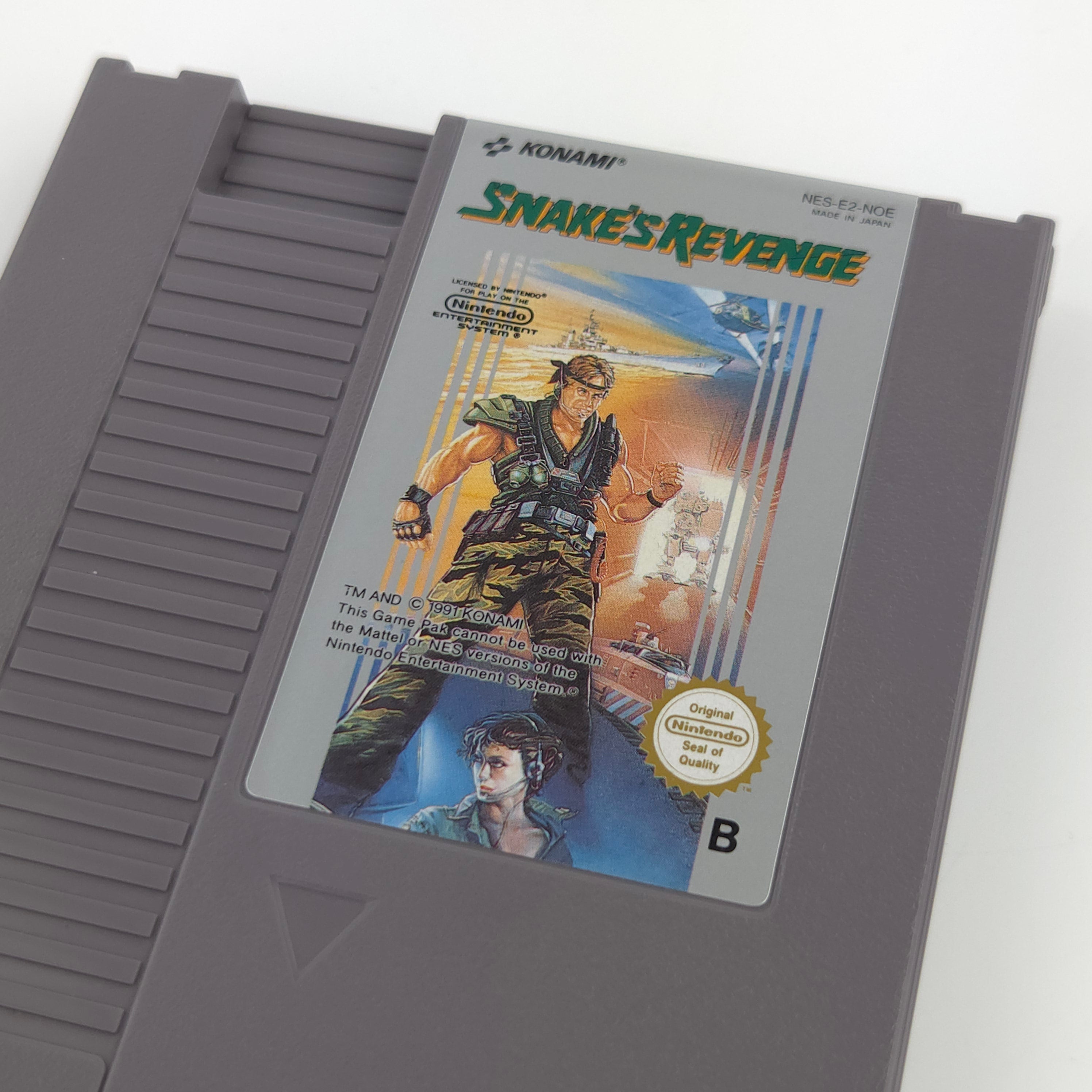 NES Spiel Snake´s Revenge Modul Schutzhülle PAL NOE