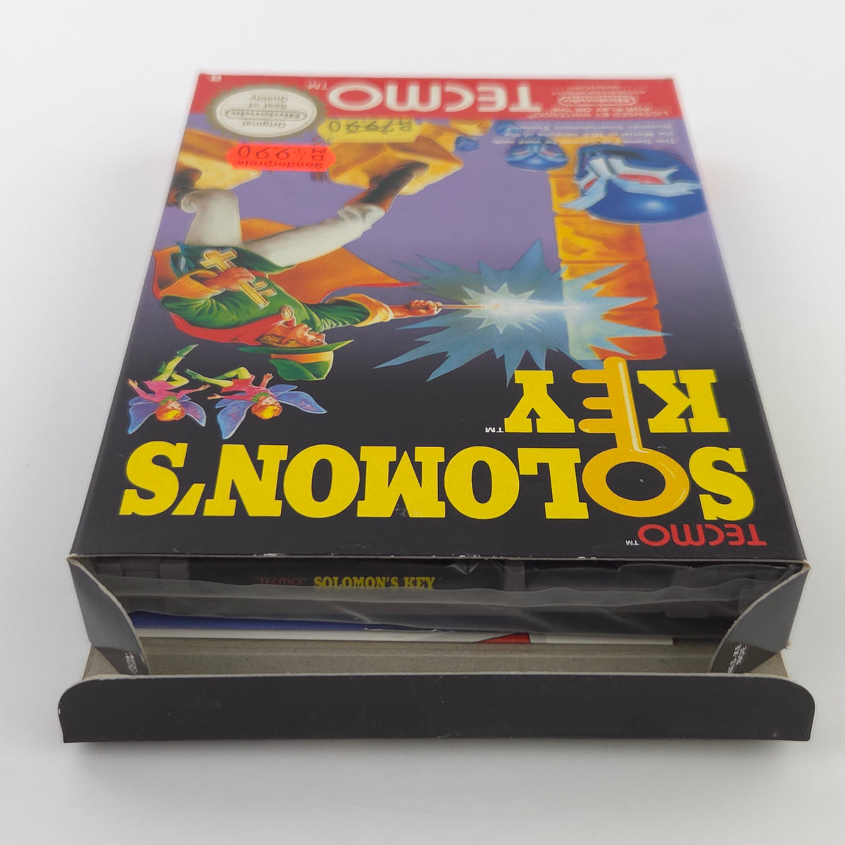 Nintendo NES Spiel Solomons Key nahezu neuwertig CIB