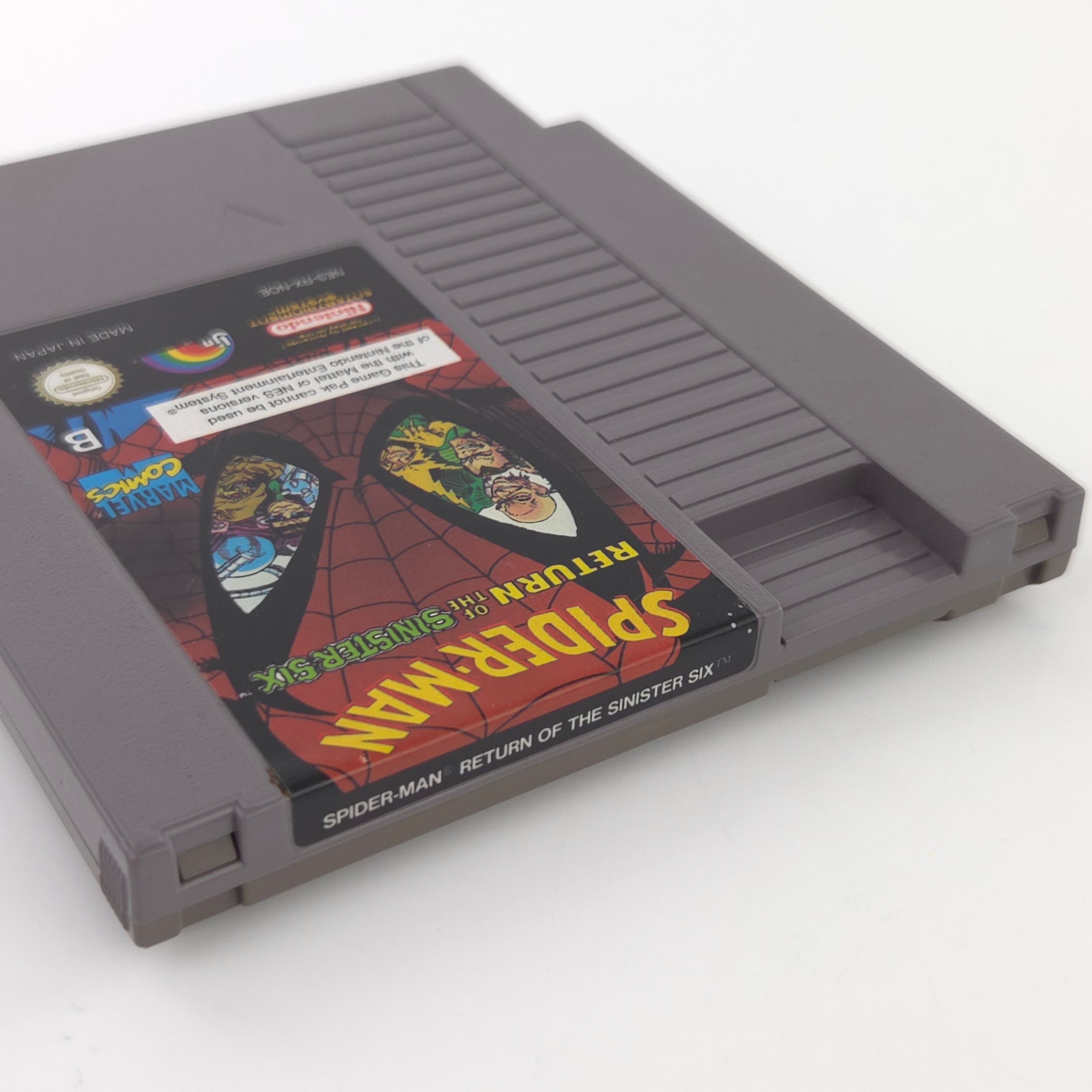 NES Spiel Spider-Man Return of the Sinister Six Modul NOE
