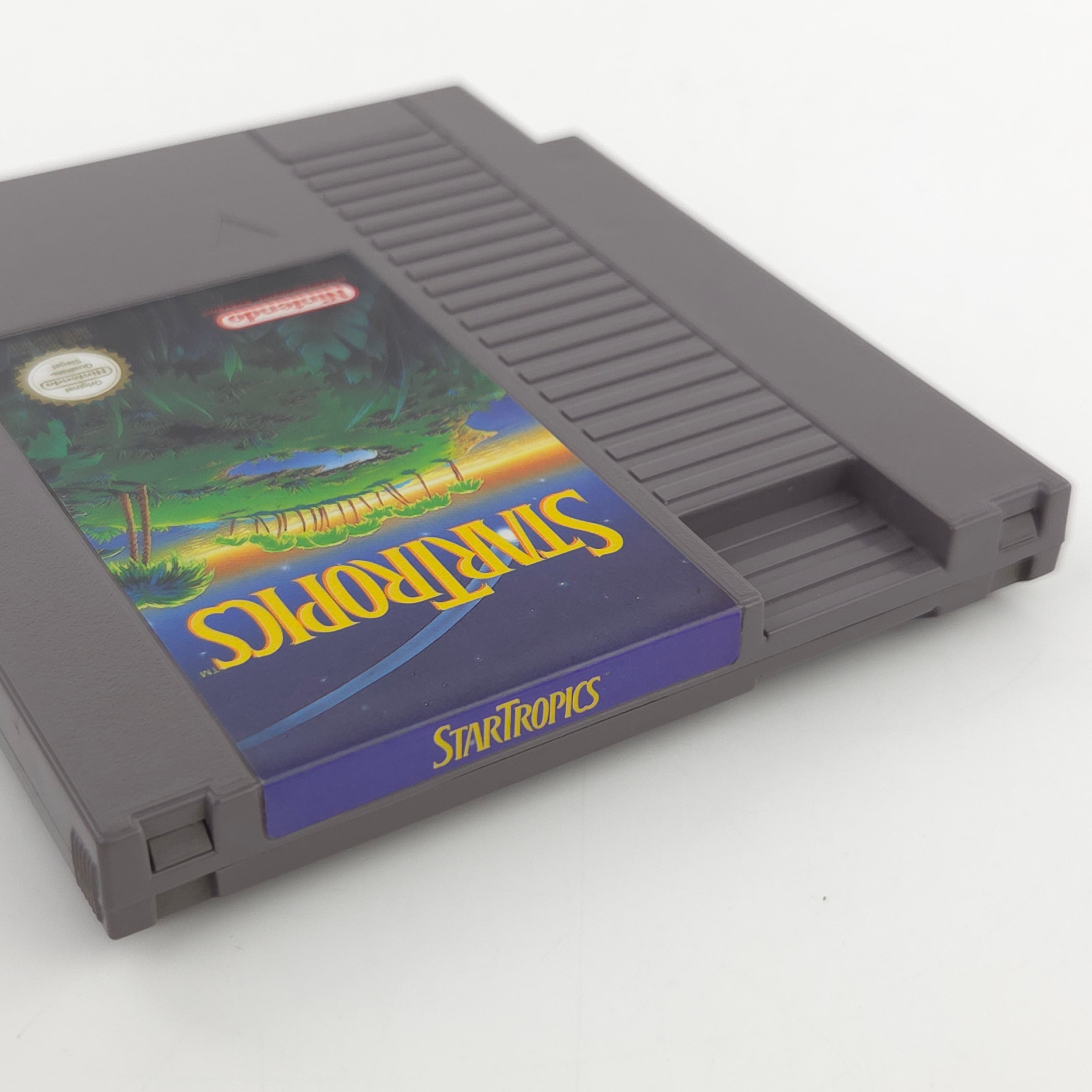Nintendo NES Spiel Startropics Modul Schutzhülle PAL NOE