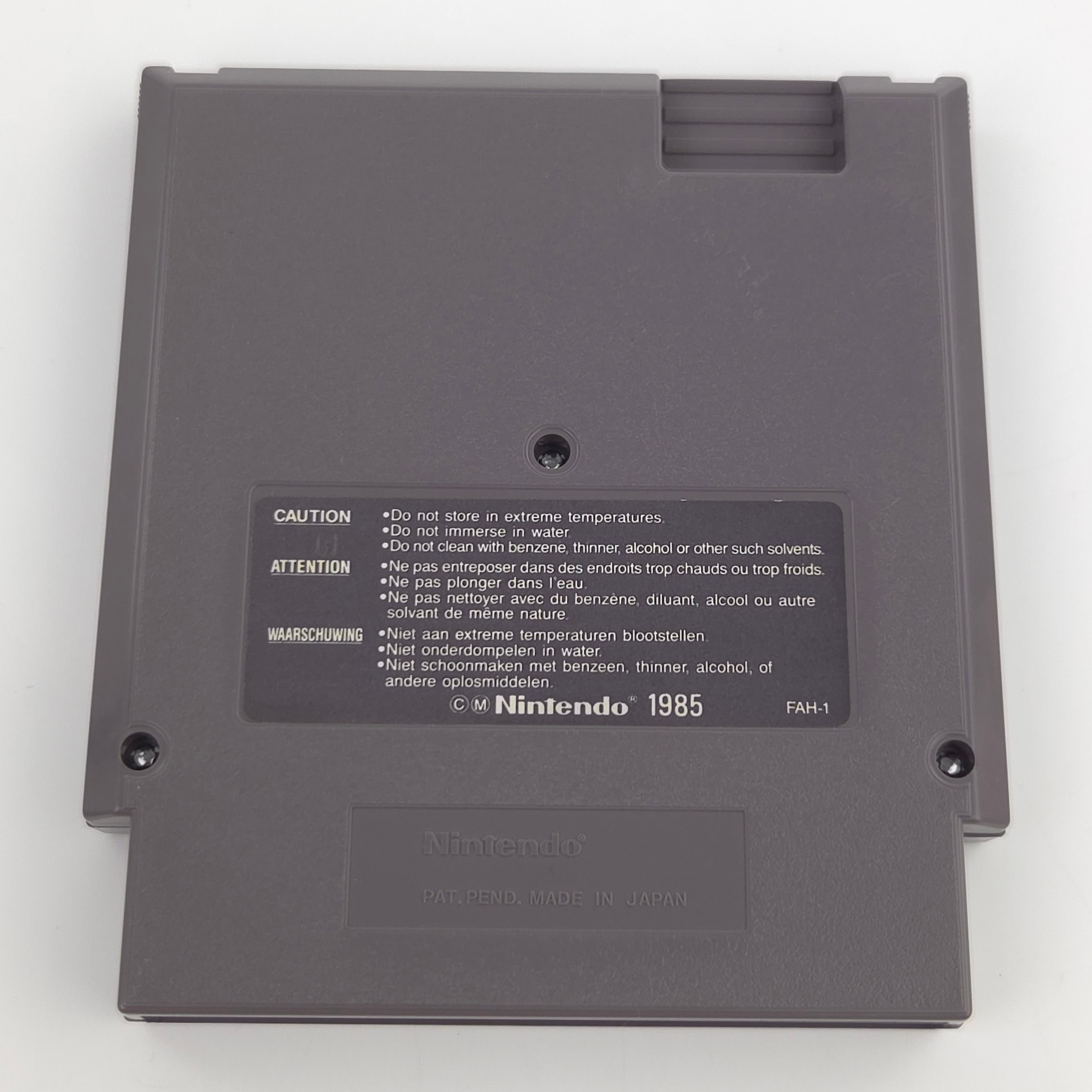 NES Spiel Street Gangs Modul mit Schutzhülle PAL-B FRA