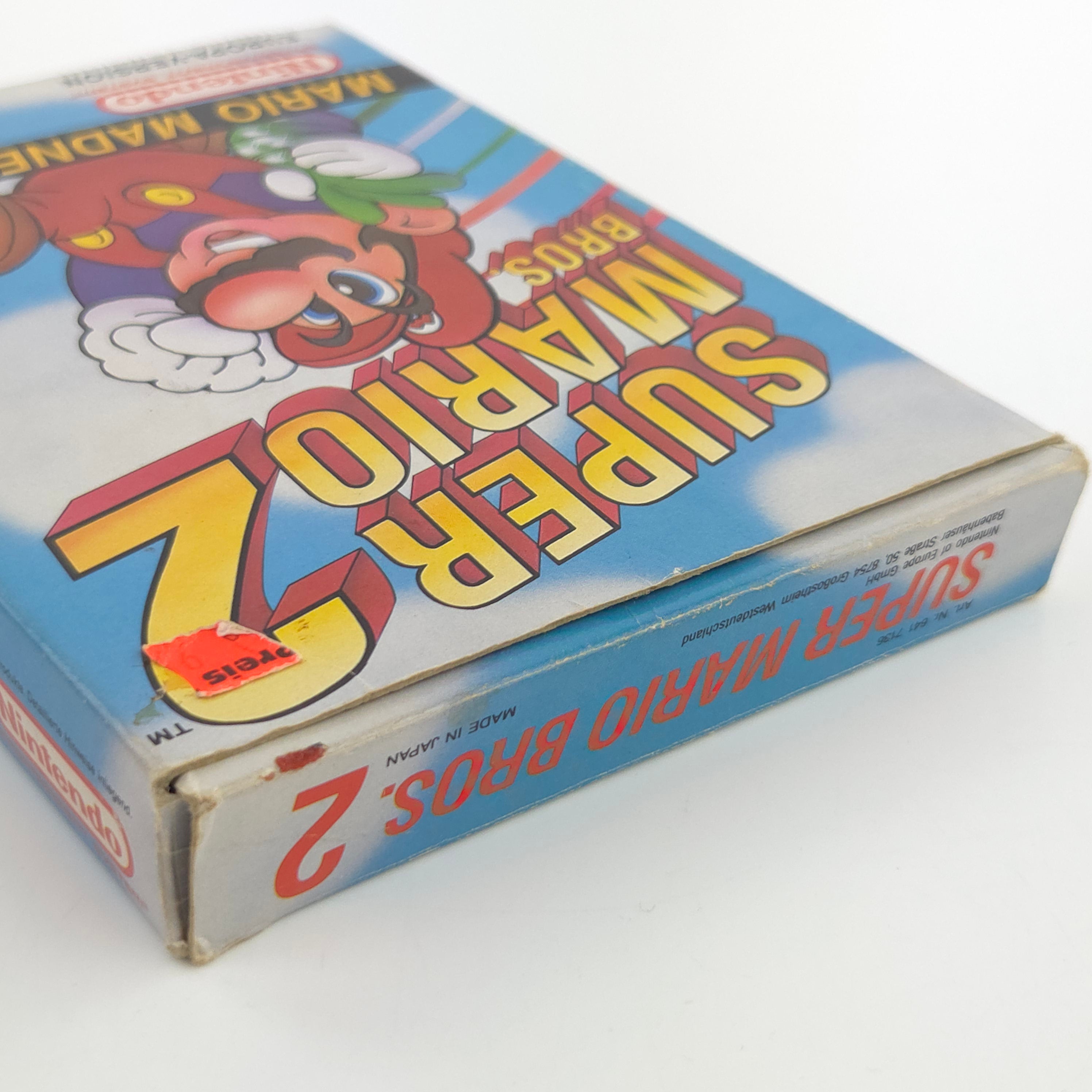 NES Spiel Super Mario Bros. 2 Modul OVP Anleitung NOE