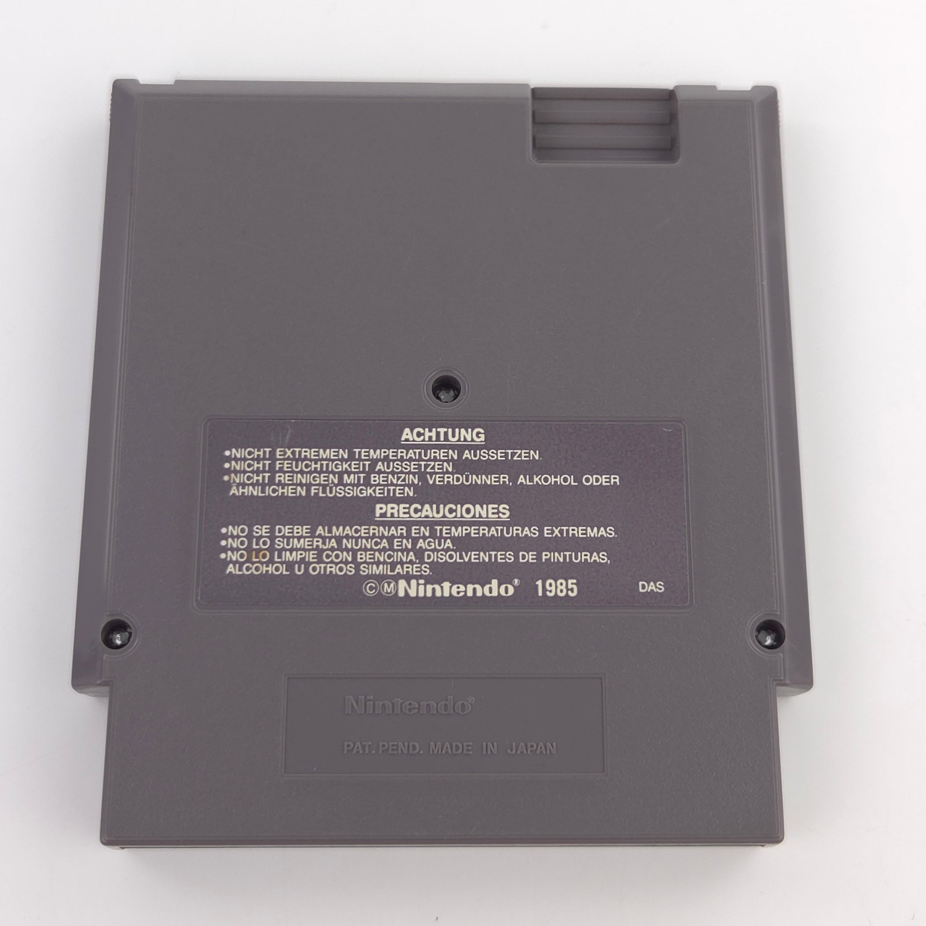 NES Spiel Super Mario Bros. 3 in 1 Modul Schutzhülle NOE