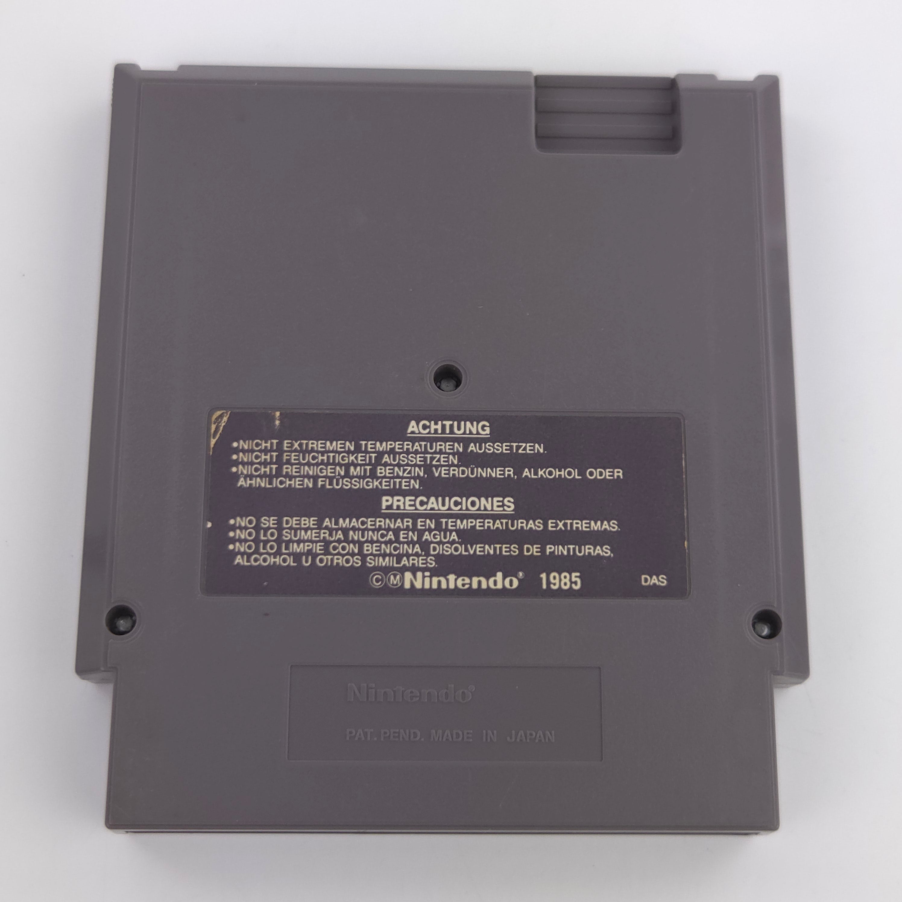 NES Spiel Super Mario Bros Duck Hunt EEC Schutzhülle
