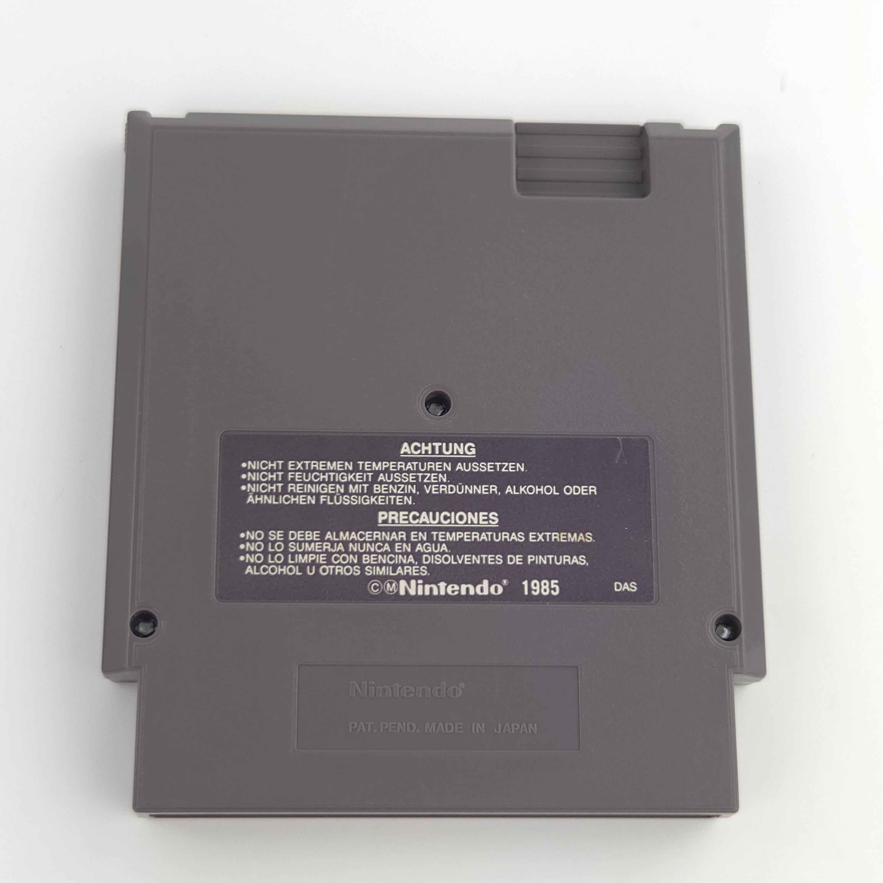 Nintendo NES Spiel Super Mario Bros. OVP Anleitung NOE