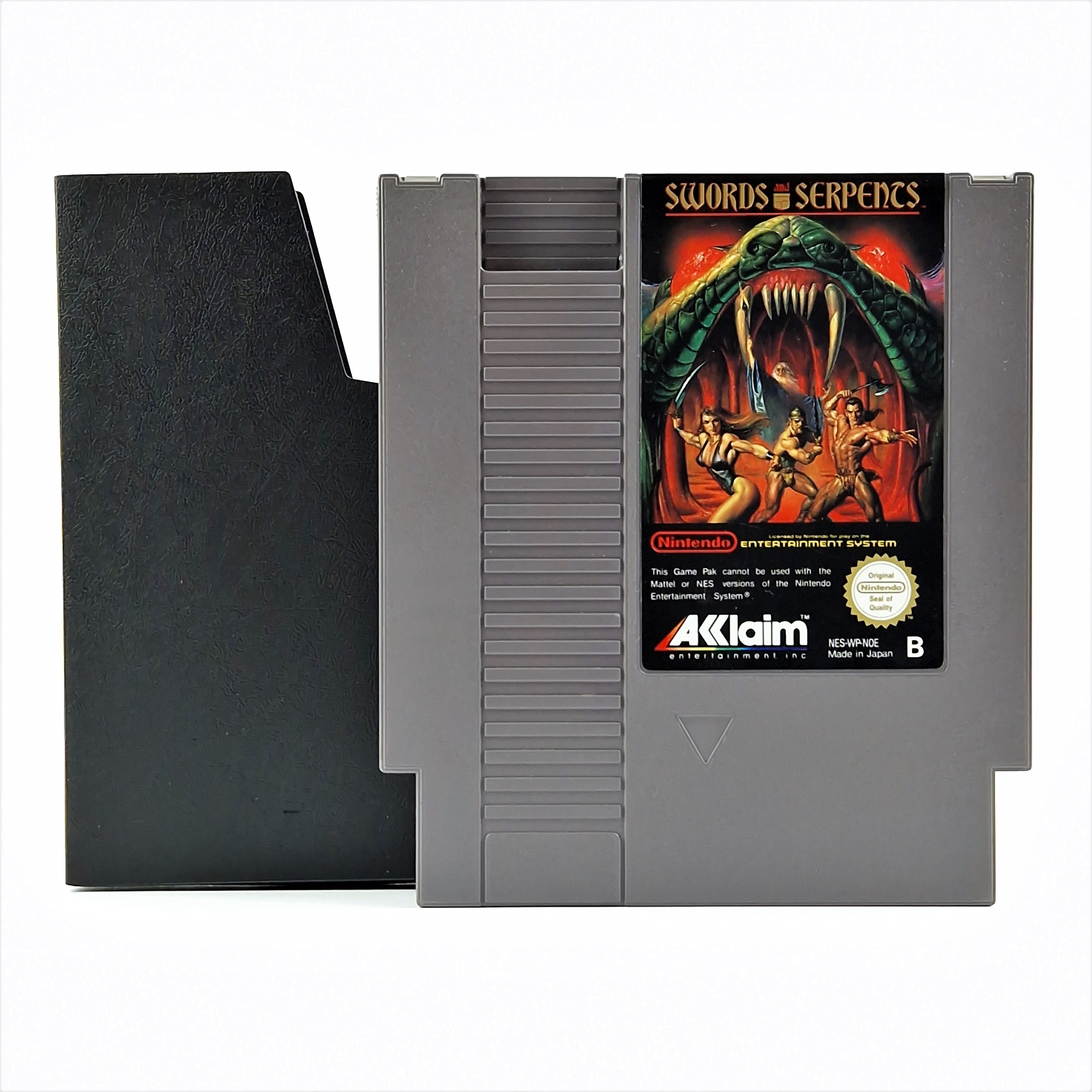 Nintendo NES Spiel – Swords and Serpents Modul PAL-B