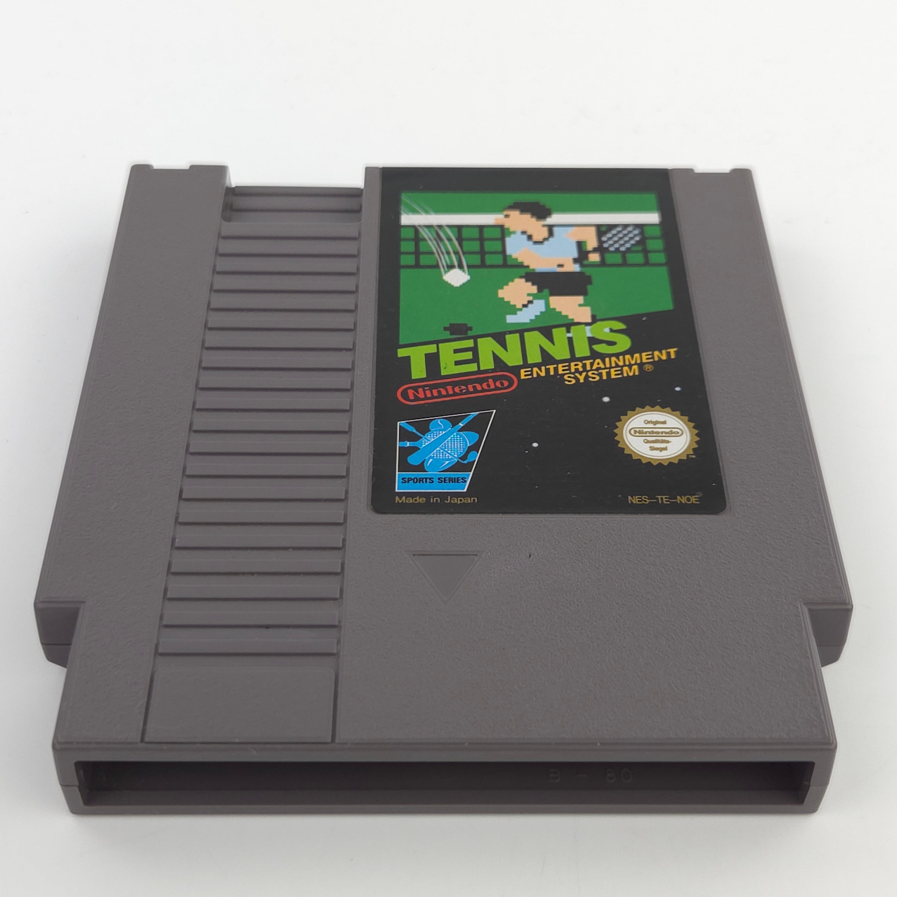 Nintendo NES Spiel Tennis Modul inkl Schutzhülle PAL NOE