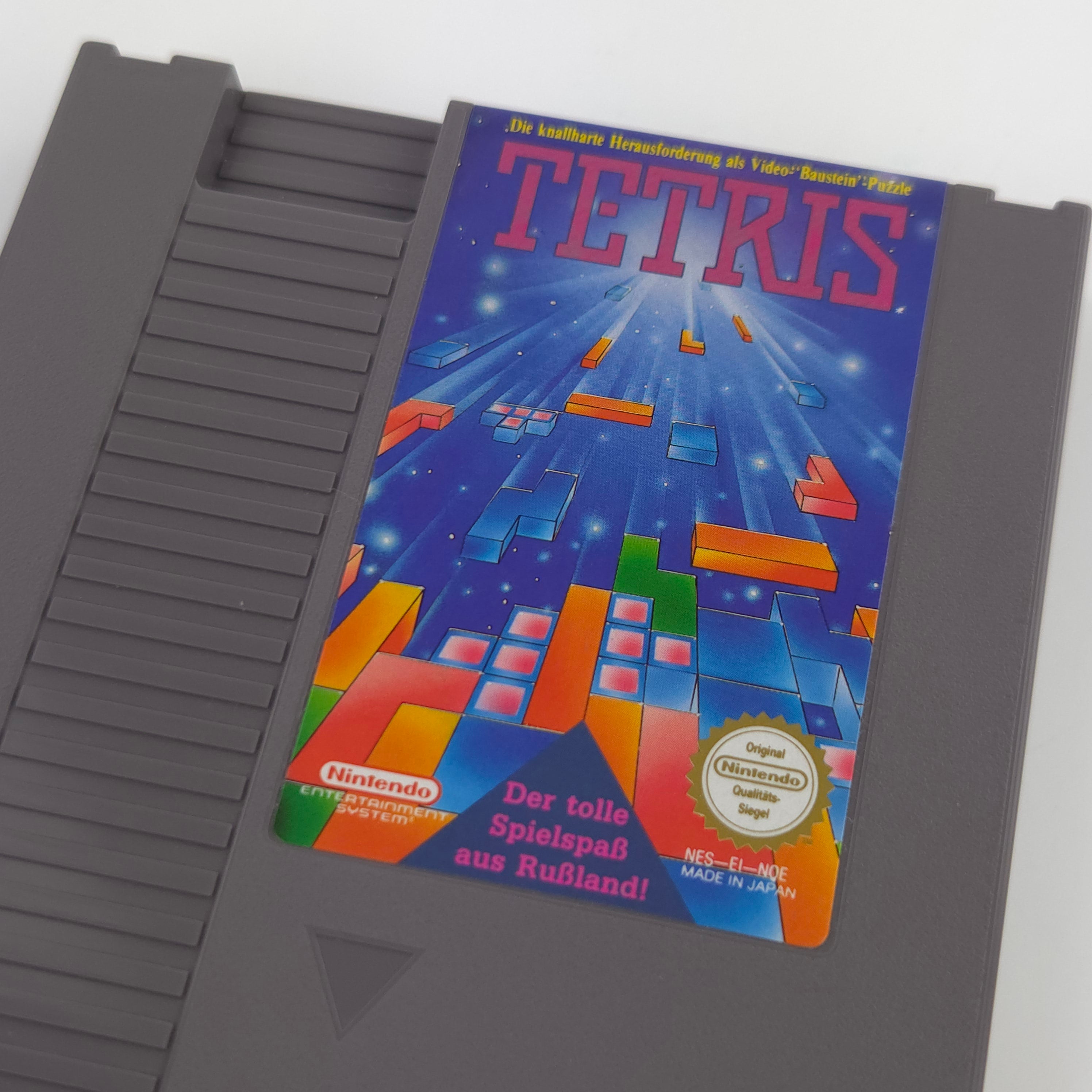 NES Spiel Tetris Modul Schutzhülle PAL NOE Klassiker