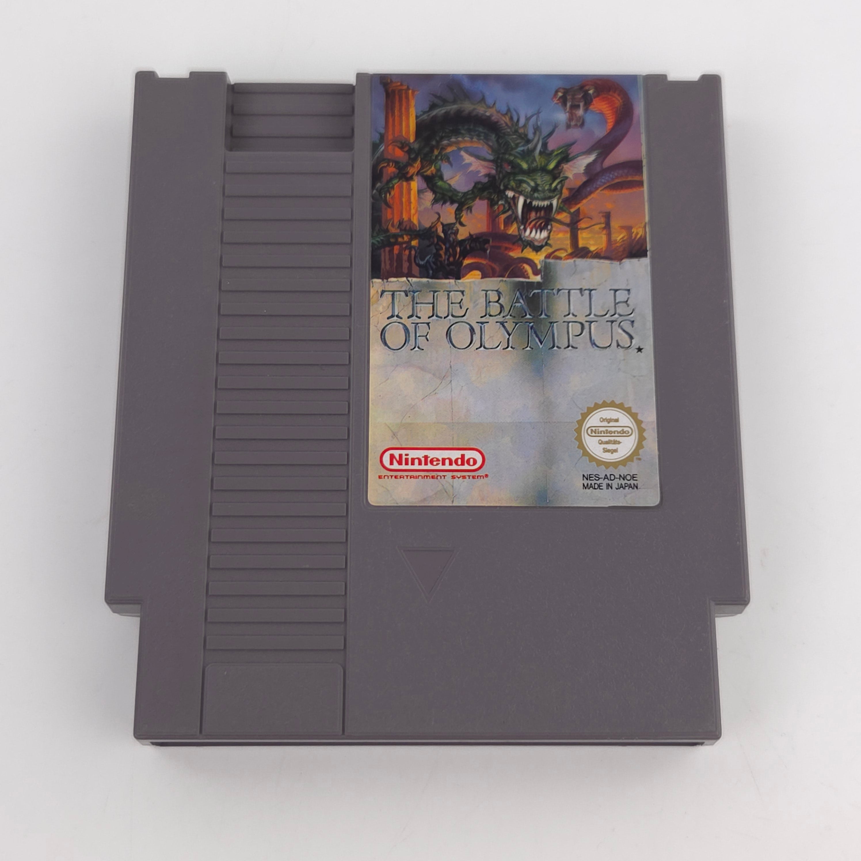 Nintendo NES Spiel The Battle of Olympus Modul Schuber
