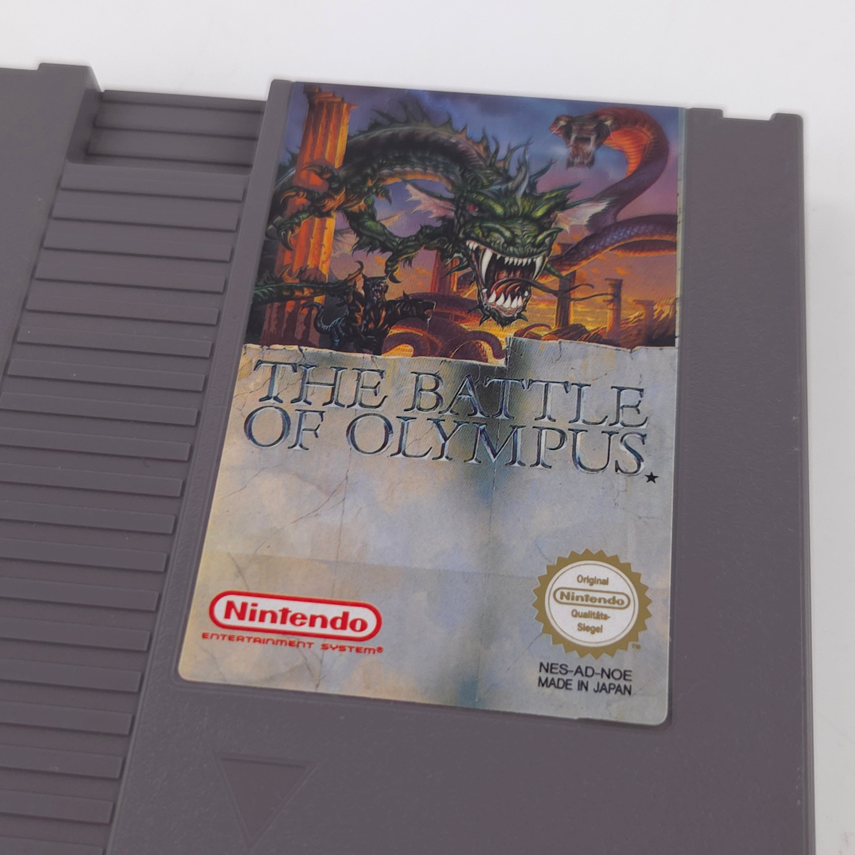 Nintendo NES Spiel The Battle of Olympus Modul Schuber