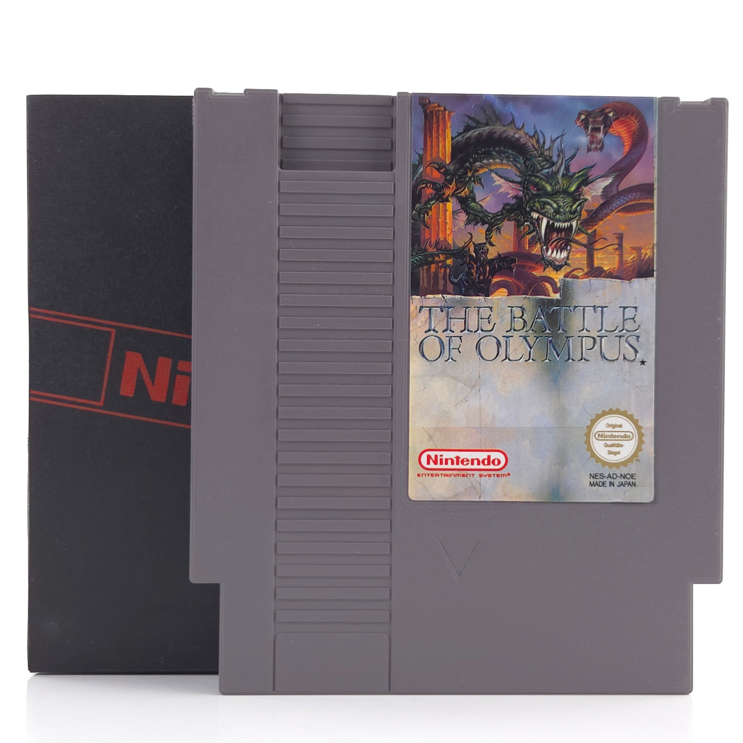 Nintendo NES Spiel The Battle of Olympus Modul Schuber