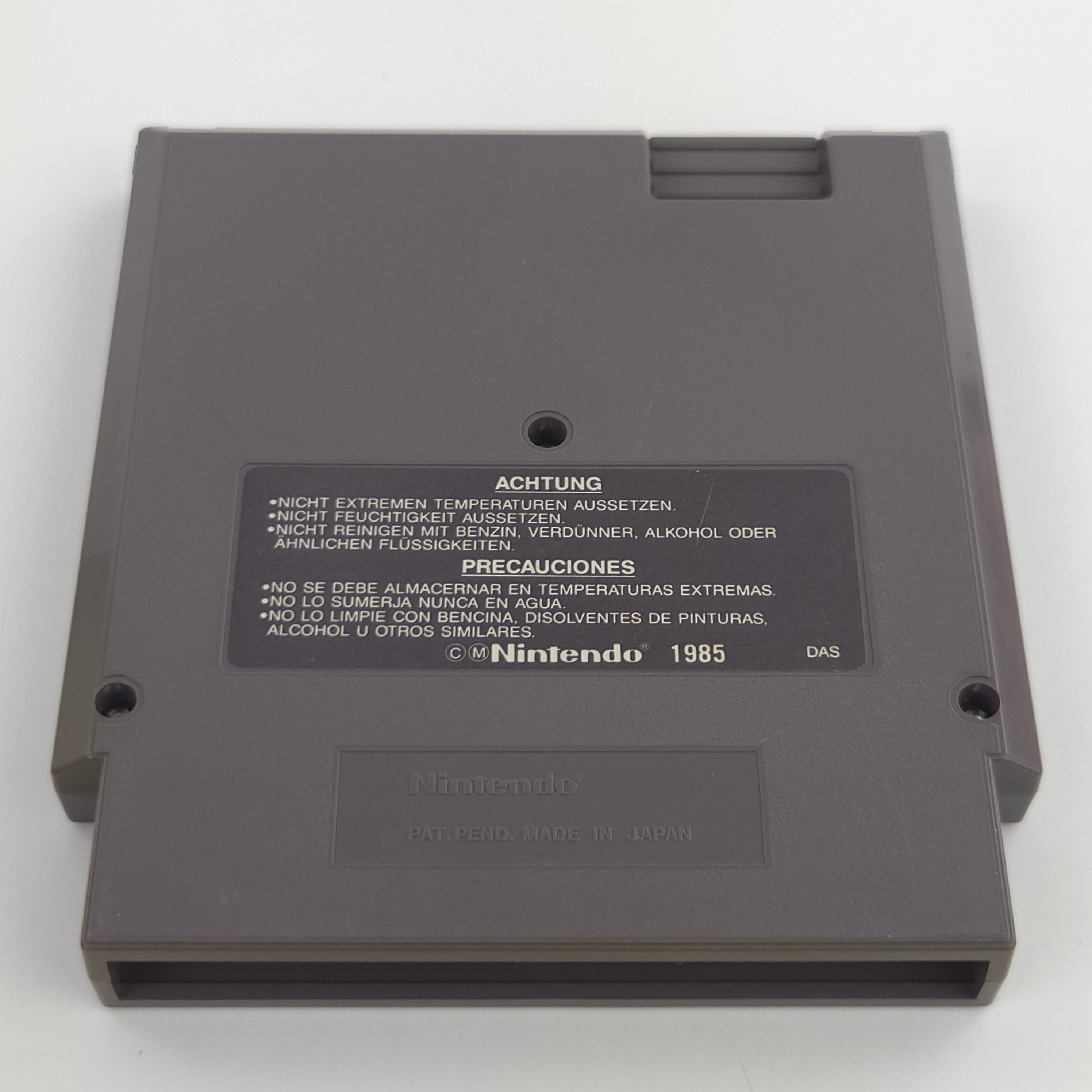 NES Spiel The Goonies II Modul Schutzhülle Konami NOE