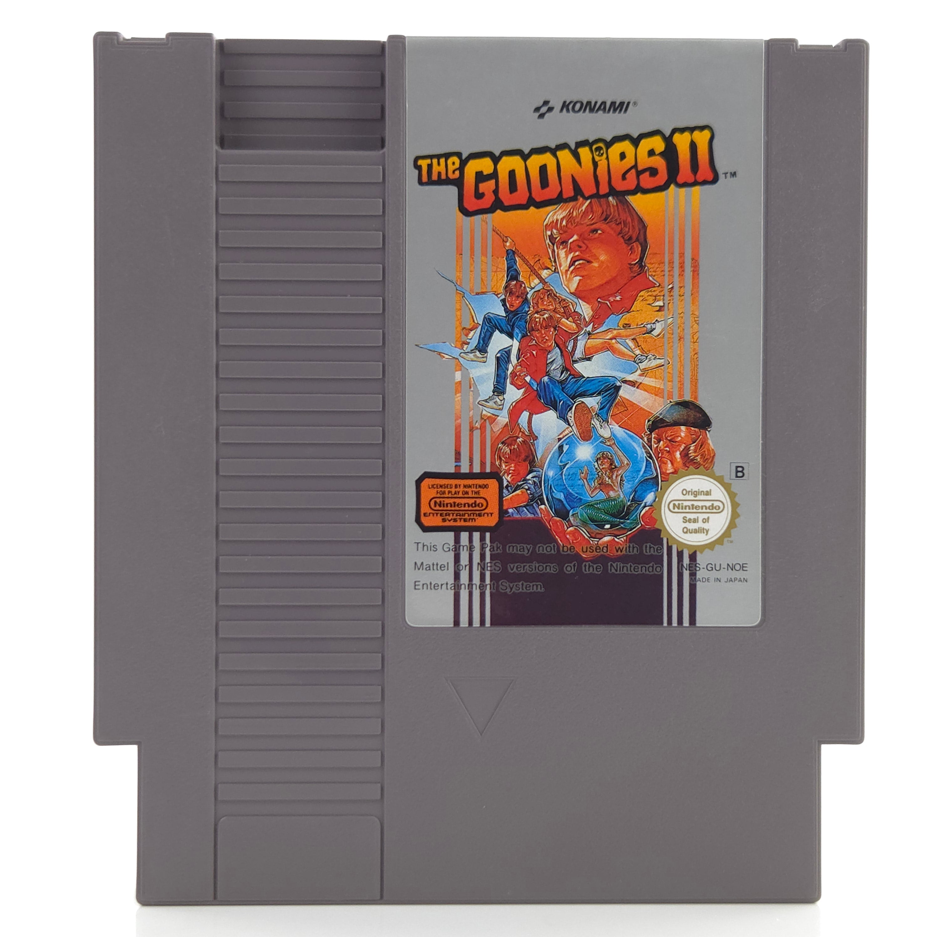 NES Spiel The Goonies II Modul Schutzhülle Konami NOE