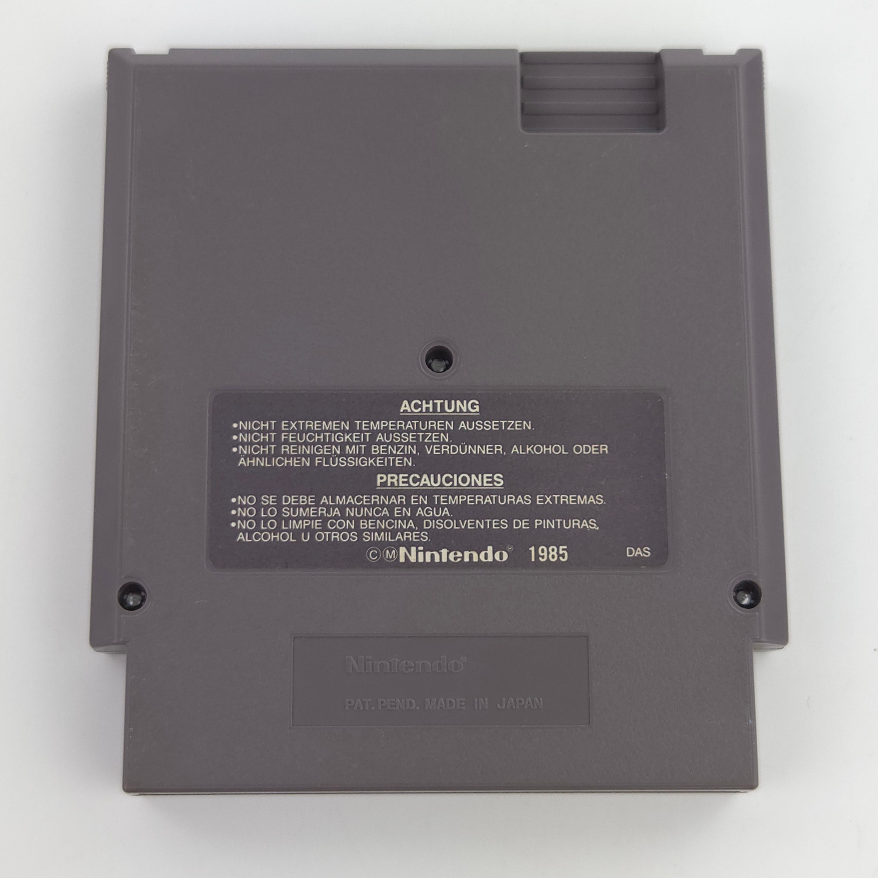 NES Spiel The Hunt For Red October Modul Schutzhülle