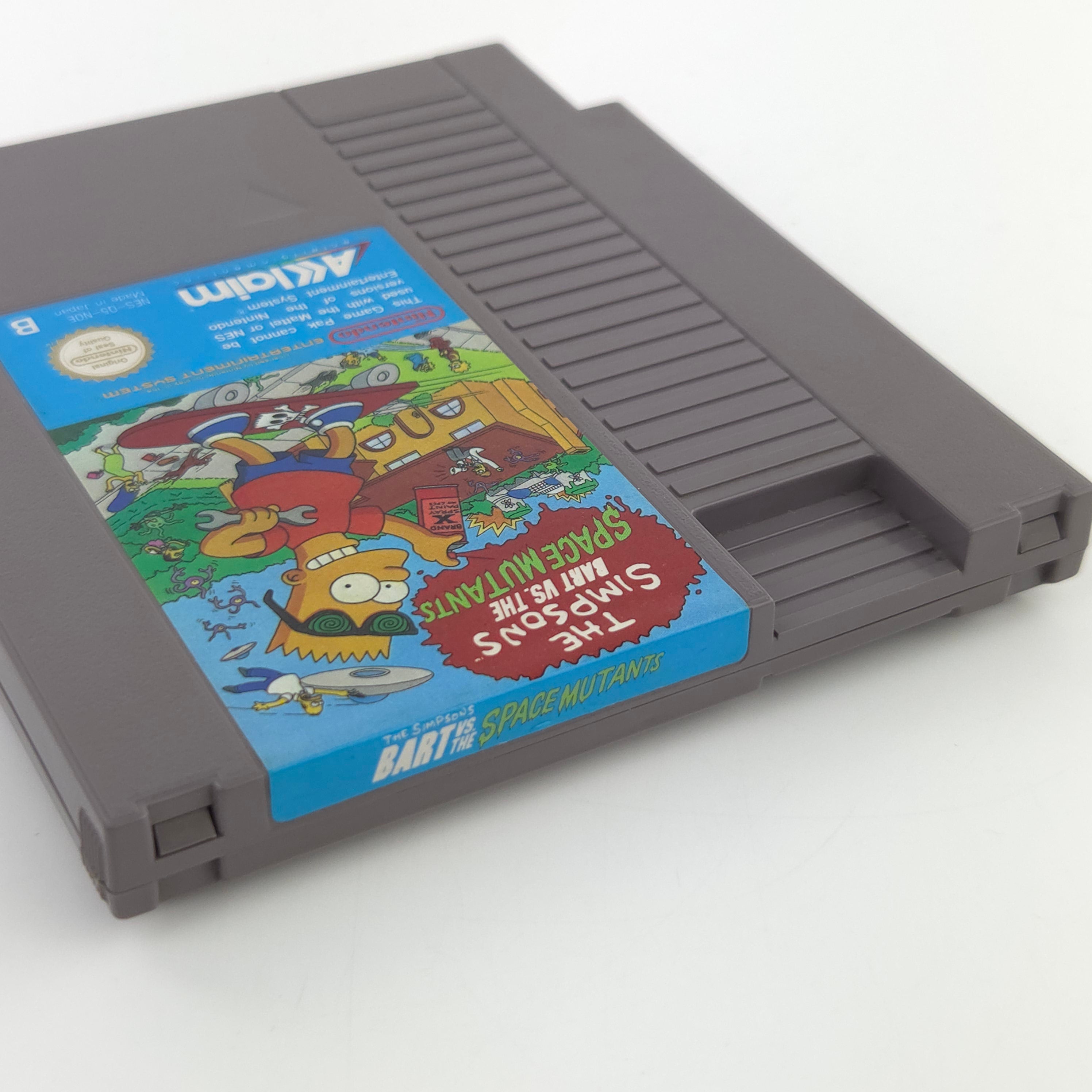Nintendo NES Spiel Bart VS. Space Mutants Modul PAL NOE