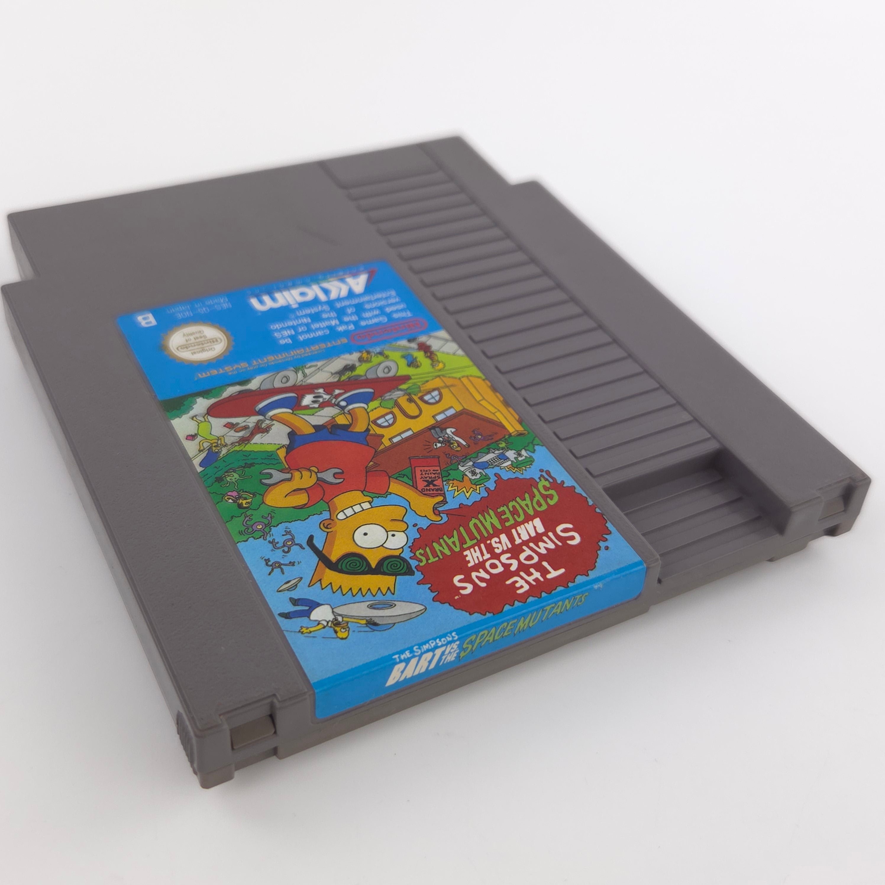 NES Spiel Bart VS. The Space Mutants OVP PAL-B NOE