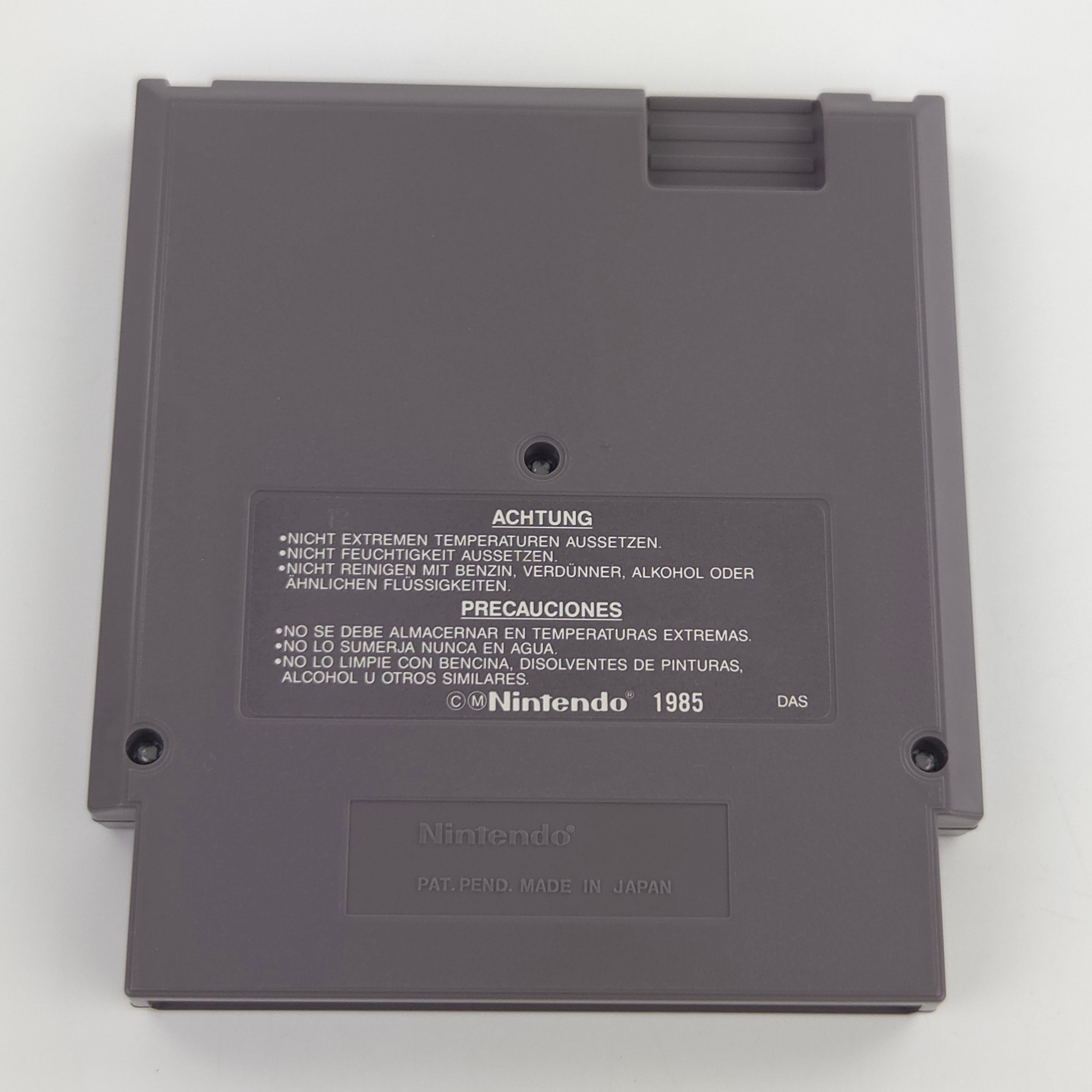 NES Spiel The Terminator Modul Schuber PAL NOE
