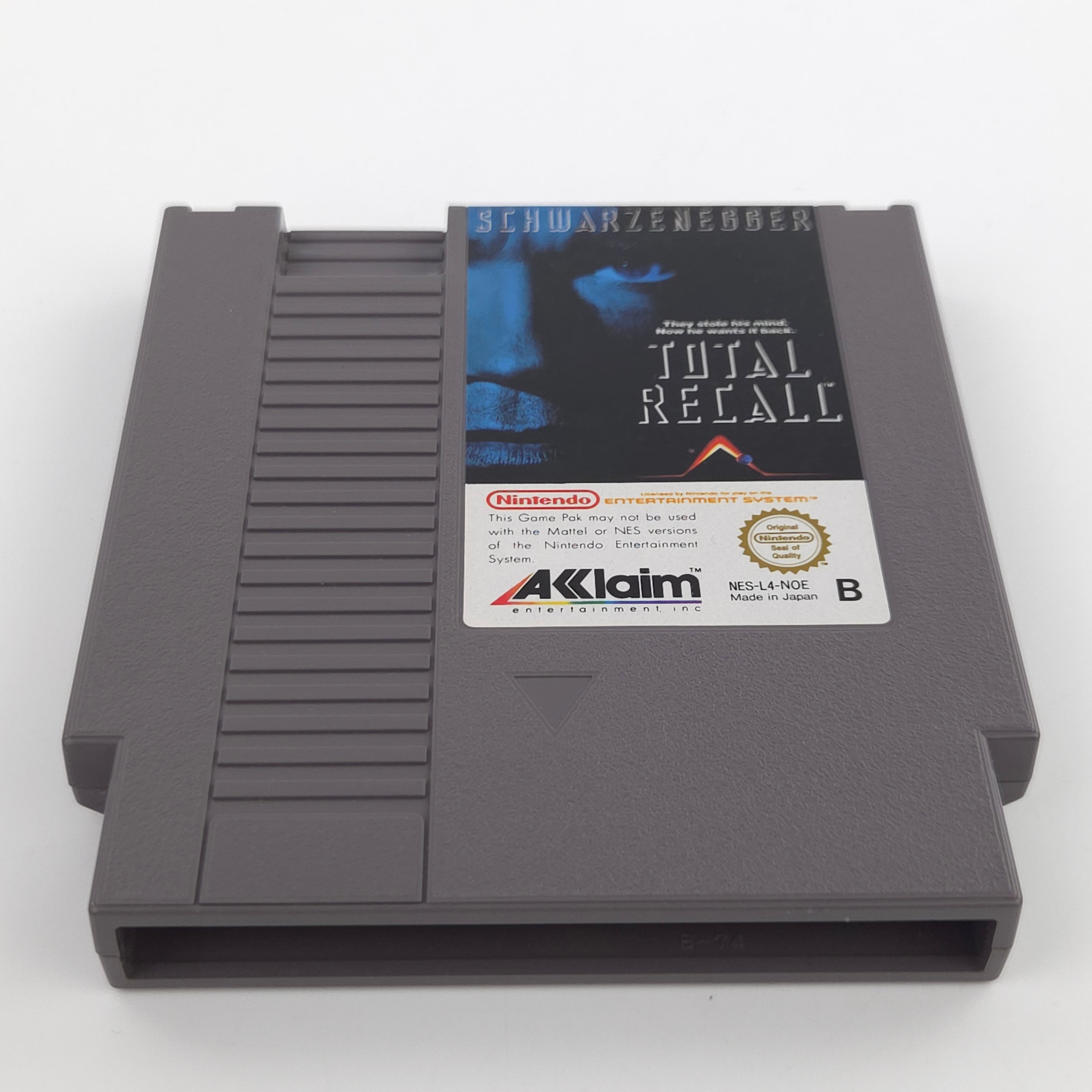 NES Spiel Total Recall Schwarzenegger Modul Schutzhülle