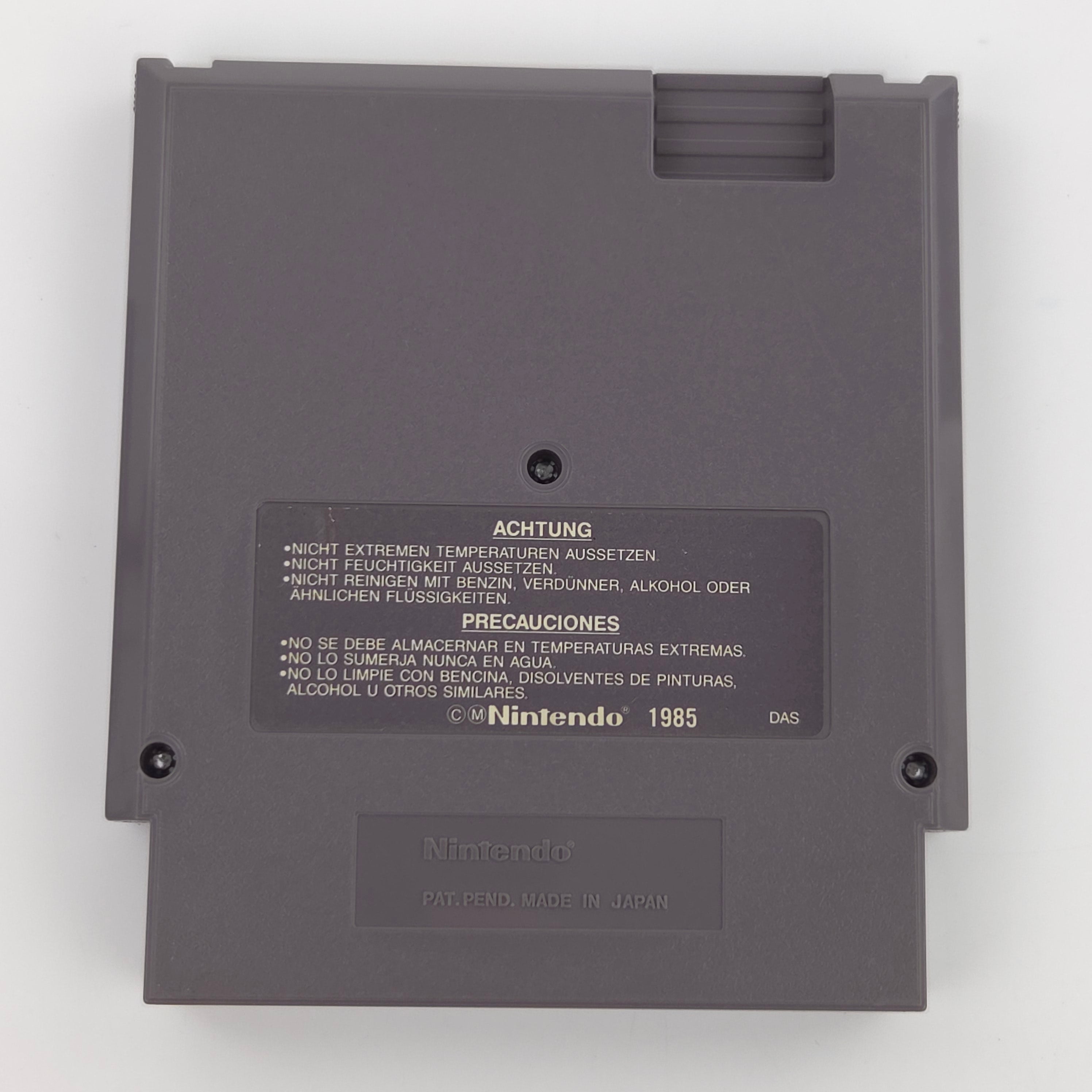 Nintendo NES Spiel Track Field II Modul Schuber NOE