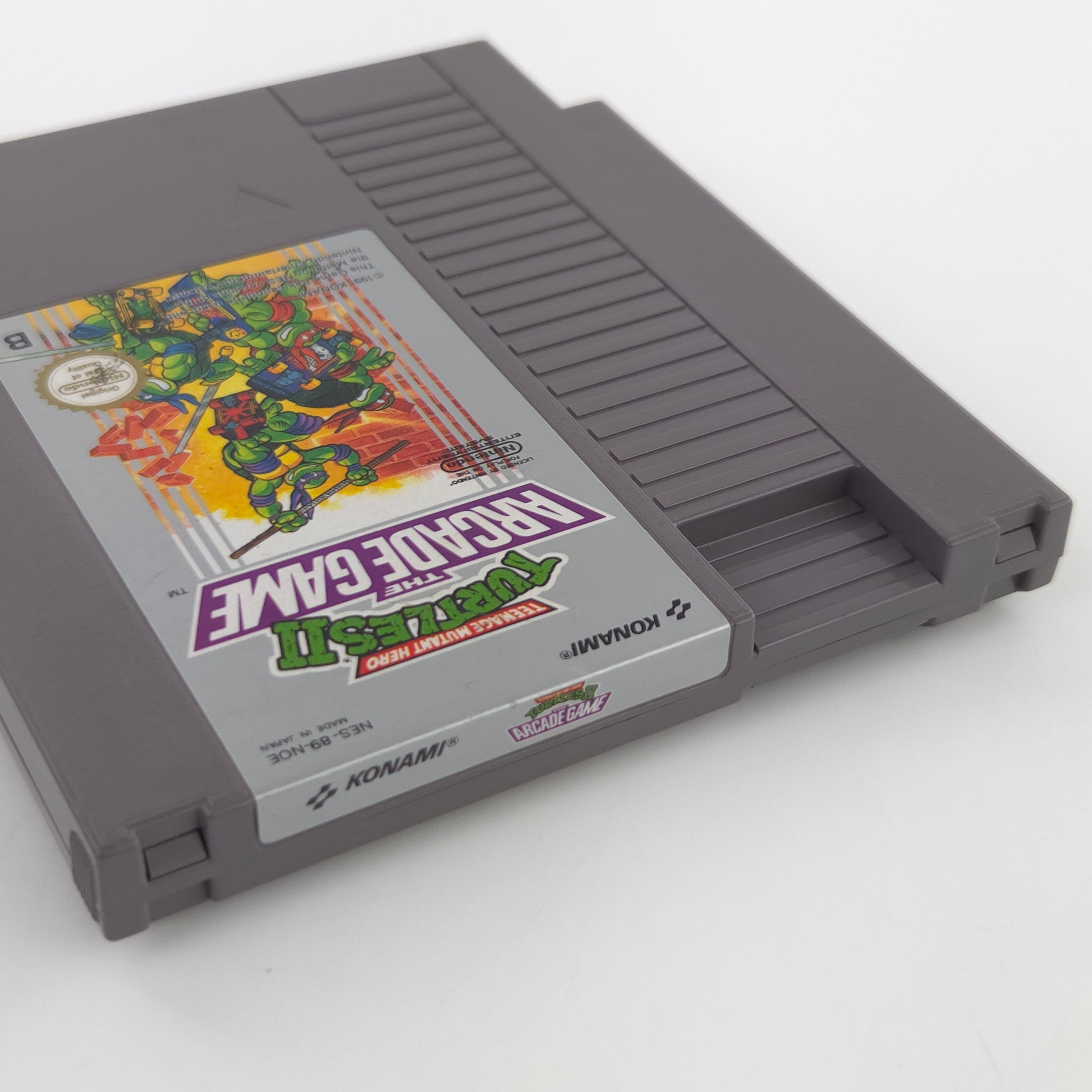 Nintendo NES Spiel Turtles II The Arcade Game Schutzhülle