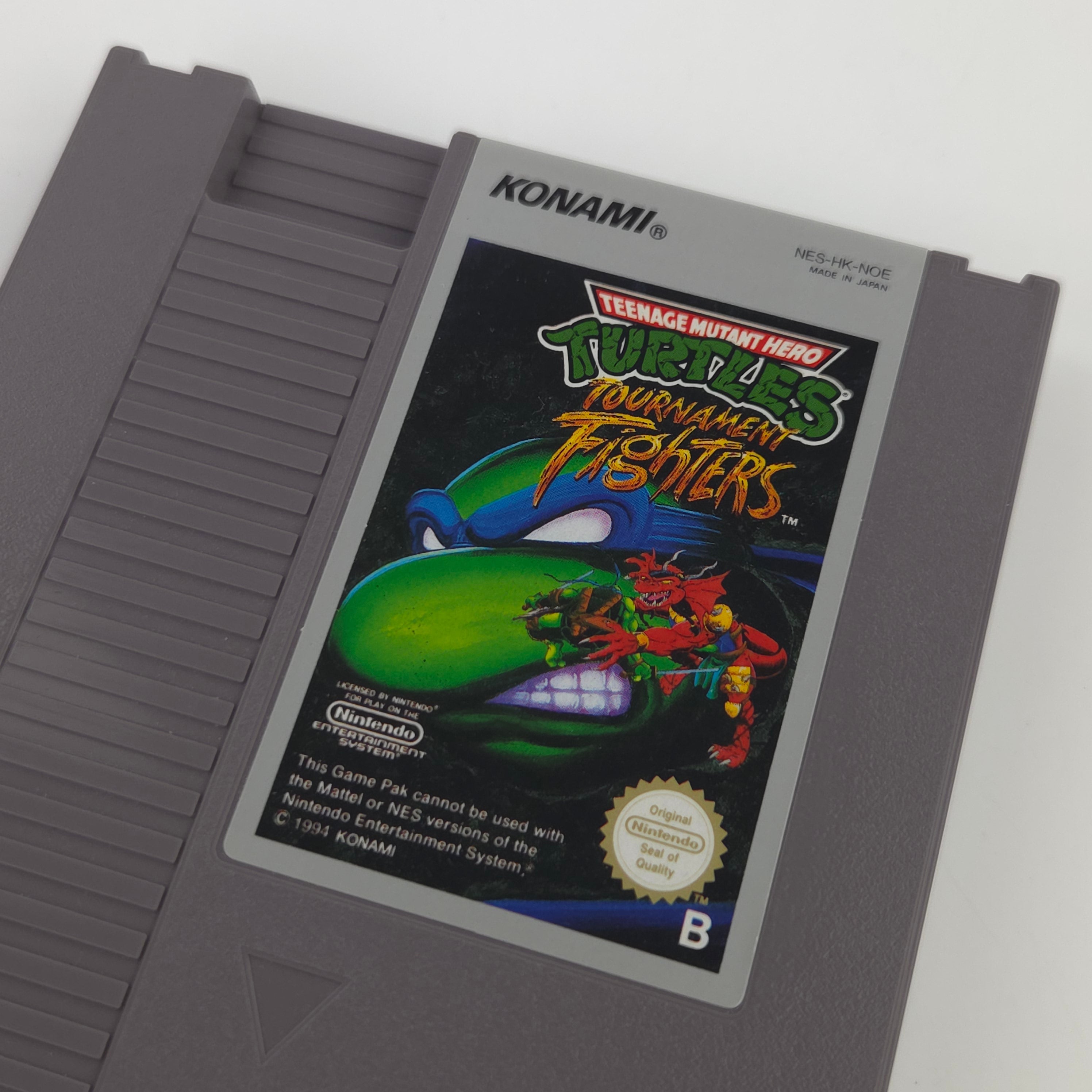NES Spiel Turtles Tournament Fighters Modul Schuber NOE