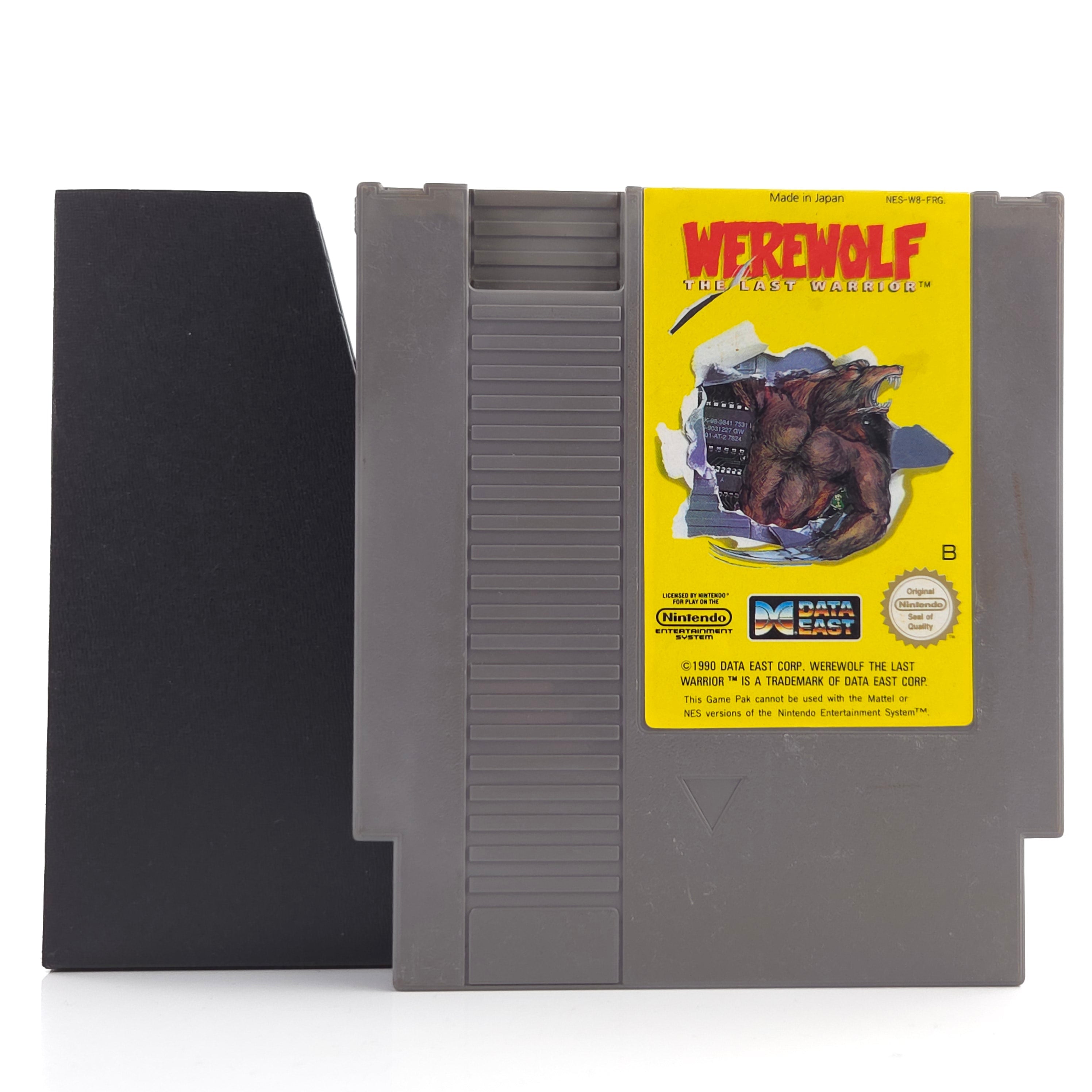 Nintendo NES Spiel Werewolf The Last Warrior PAL Modul