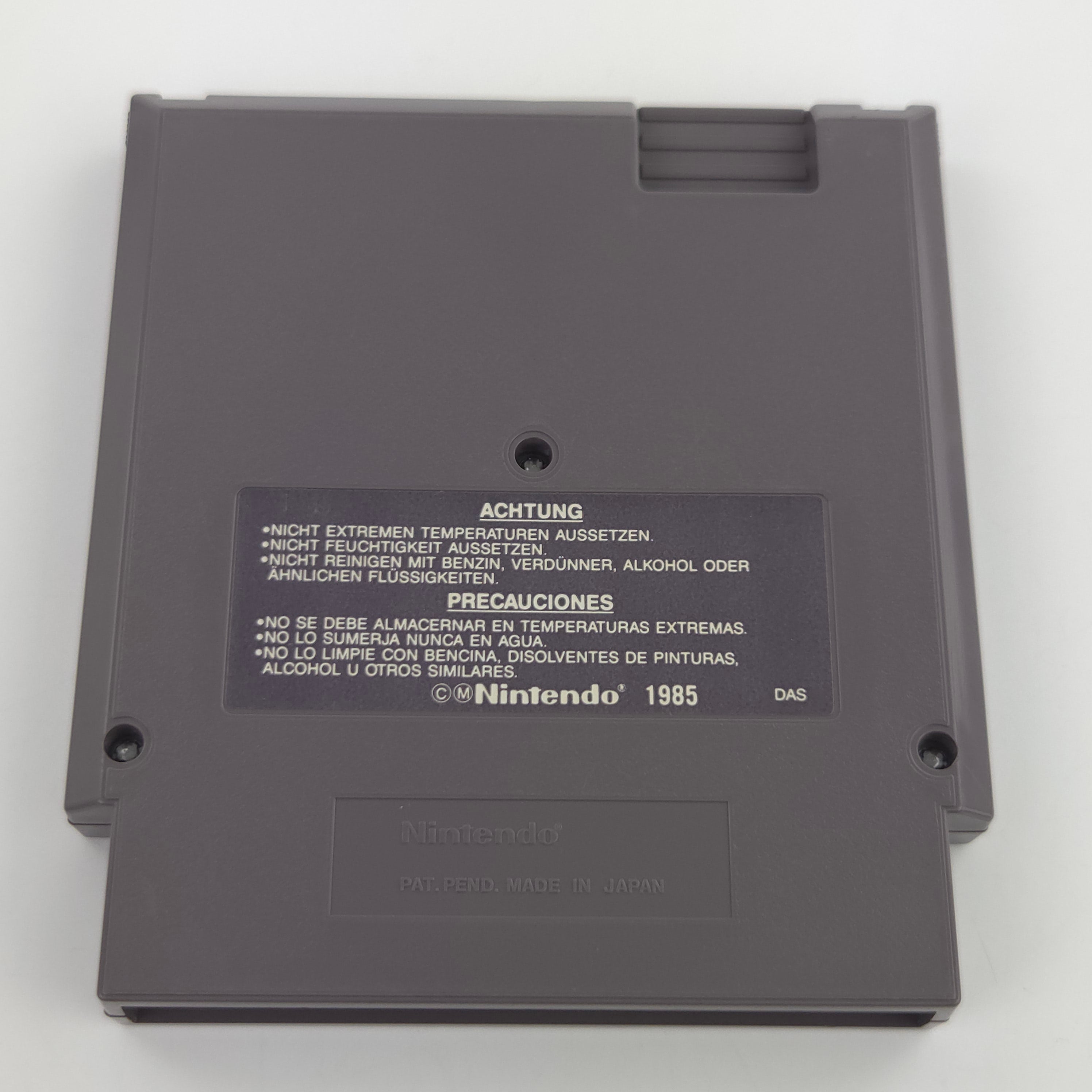 Nintendo NES Spiel World Cup Fußball PAL-B Schutzhülle