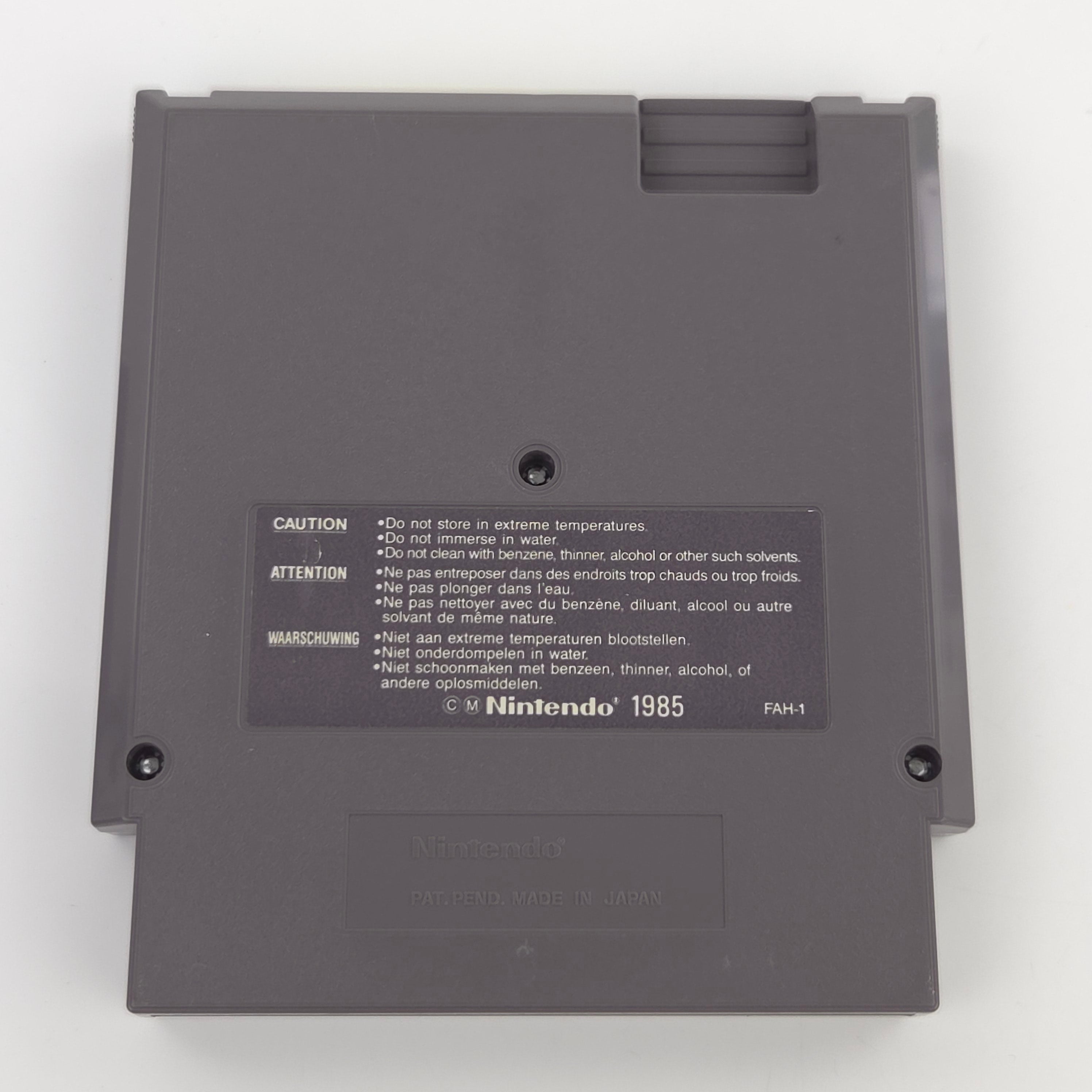 NES Spiel Wrath of the Black Manta Modul Schuber PAL-B