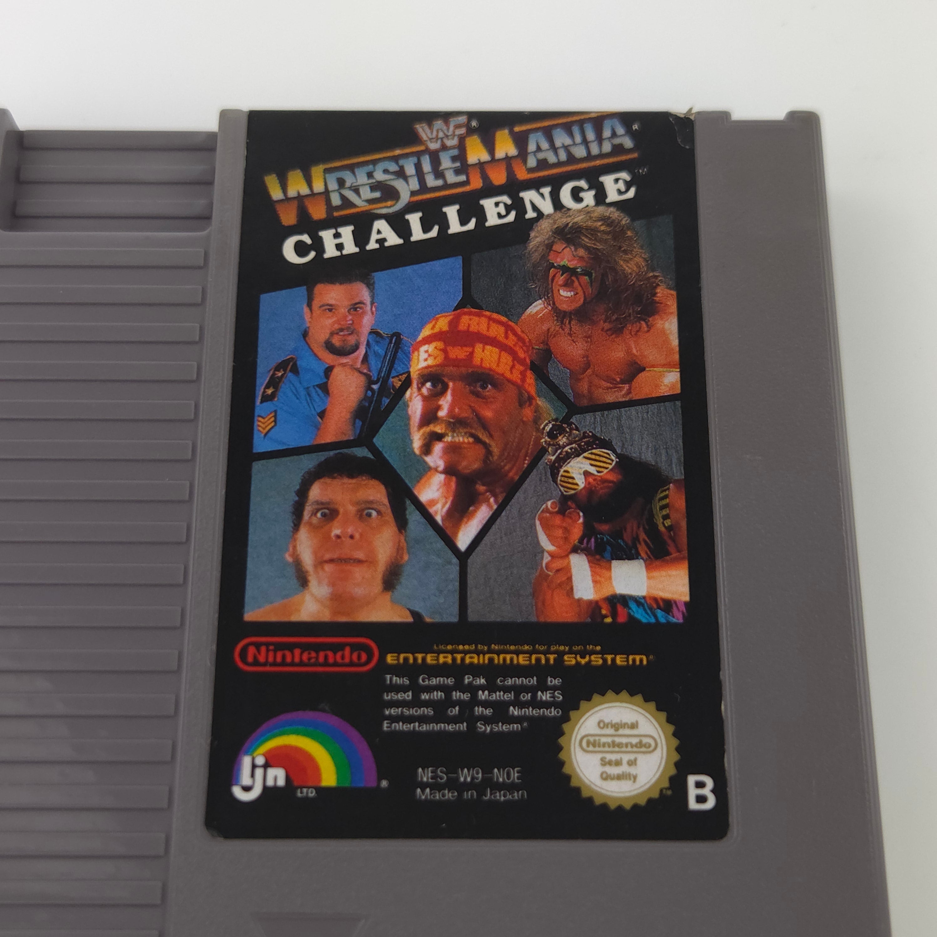 NES Spiel WWF Wrestle Mania Challenge Modul PAL NOE