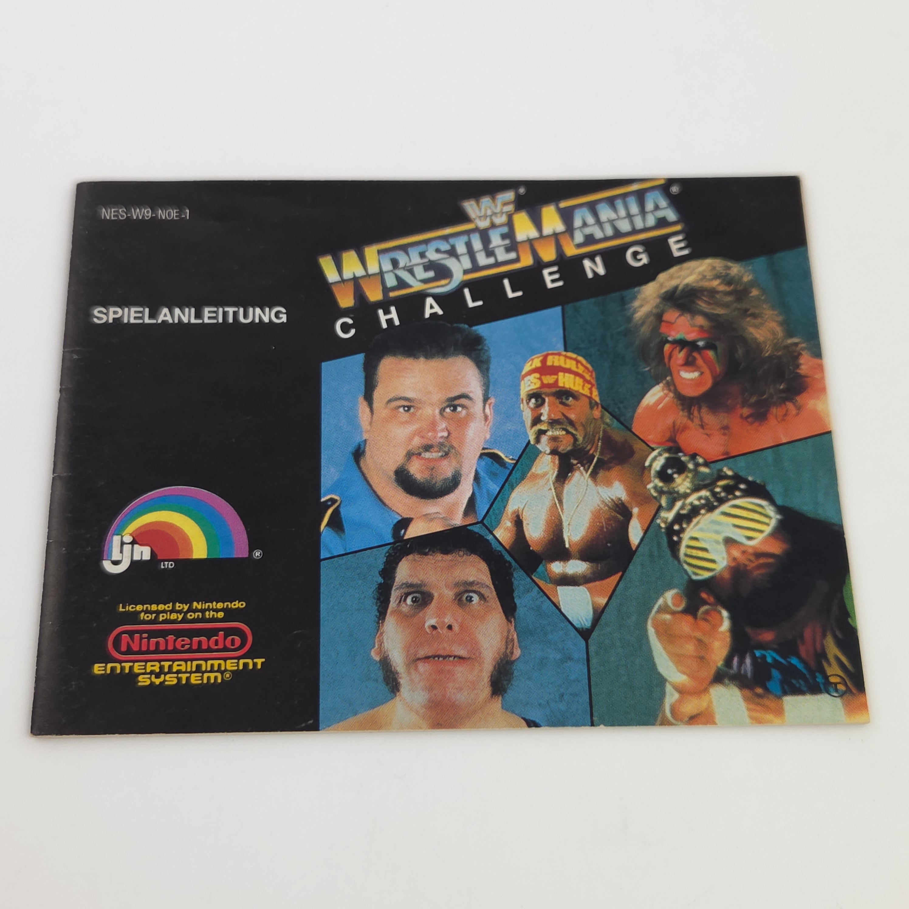 NES Spiel WWF Wrestle Mania Challenge OVP PAL-B NOE-1