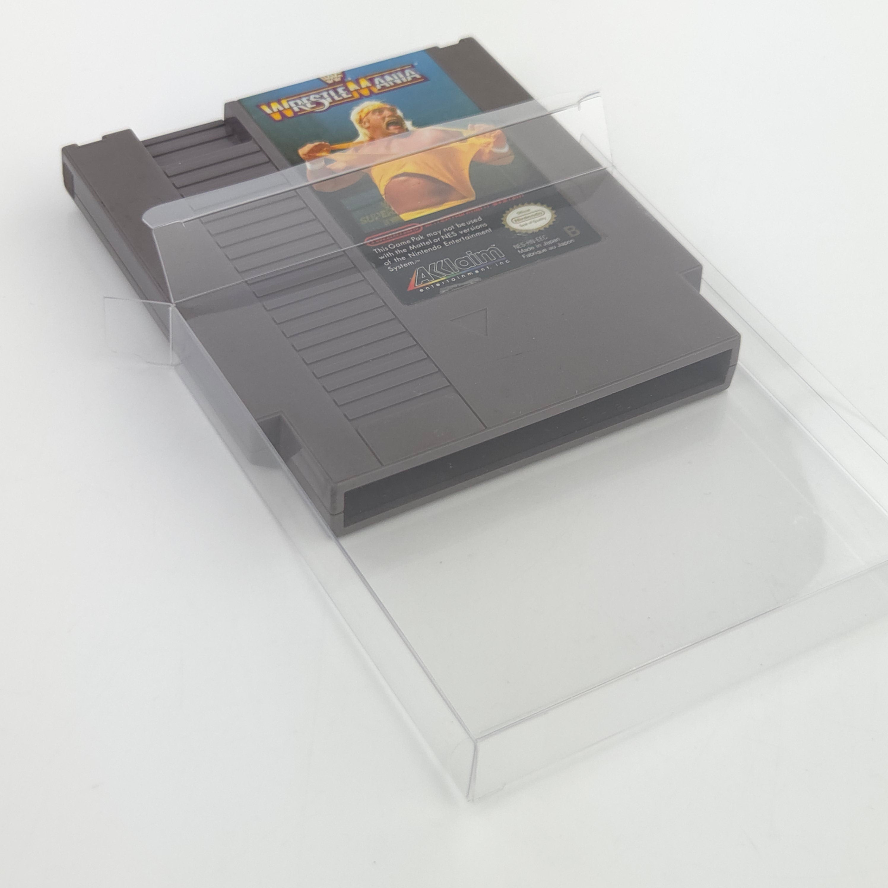 NES Spiel WWF Wrestle Mania Modul inkl Schutzhülle PAL B