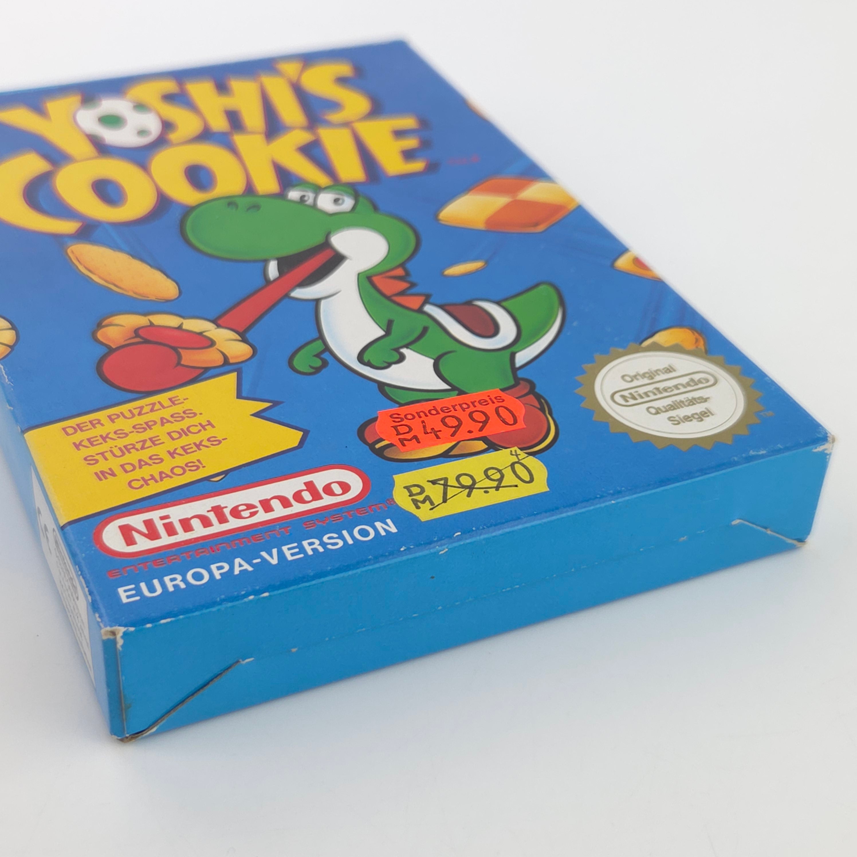 Nintendo NES Spiel Yoshi Cookie OVP PAL NOE