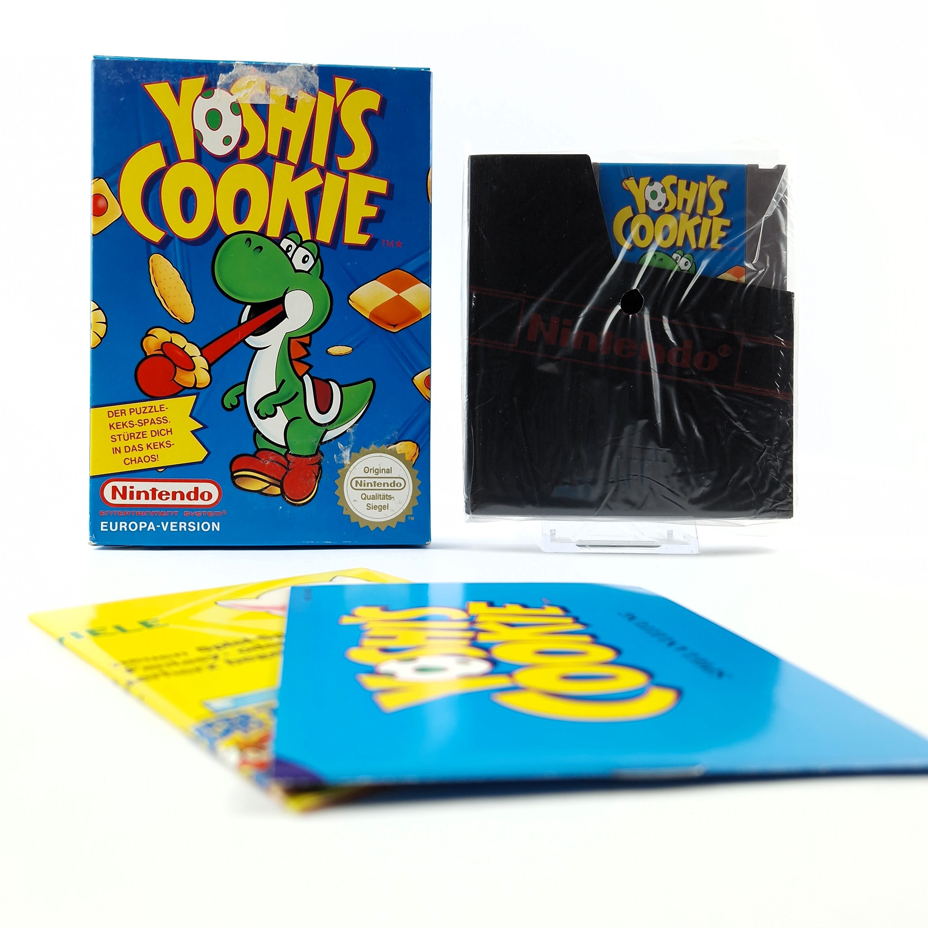 Nintendo NES Spiel – Yoshis Cookie nahezu neuwertig PAL OVP