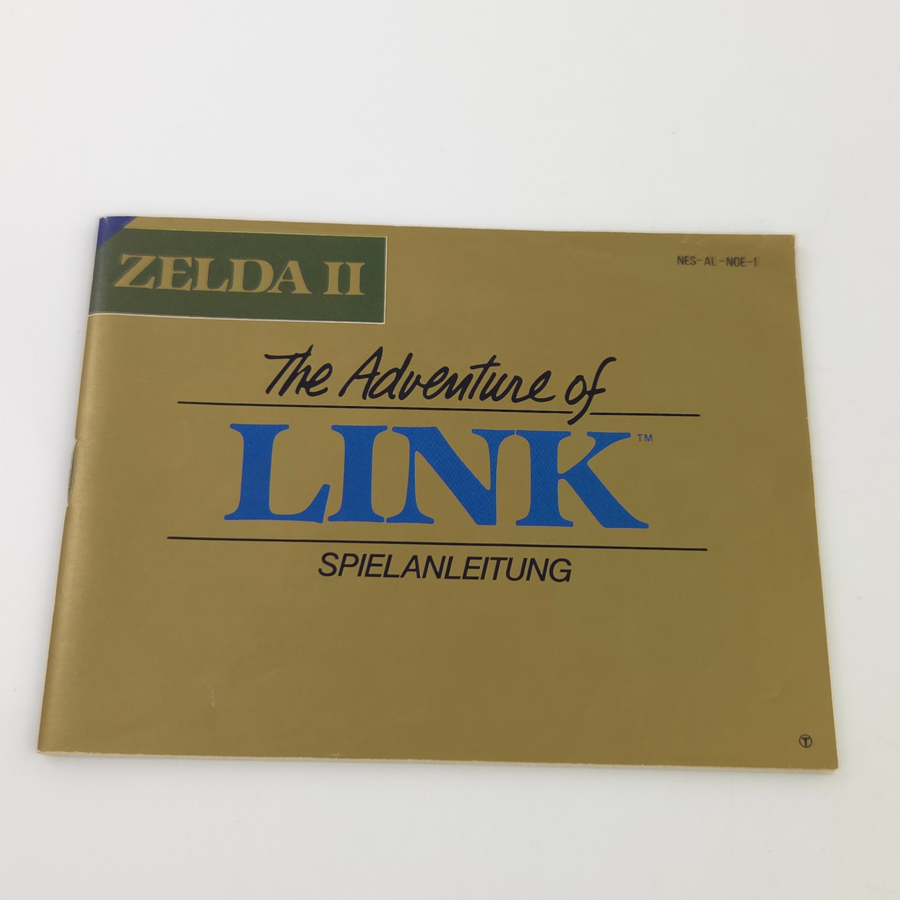 NES Spiel Zelda II The Adventure of Link OVP PAL NOE