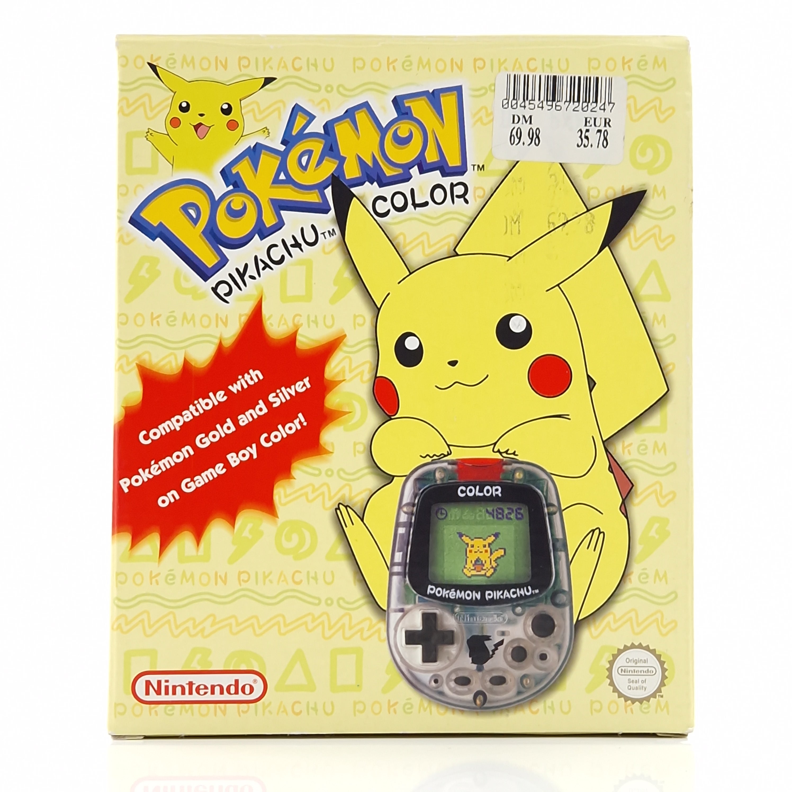 Nintendo Pikachu Color Tamagotchi – Pokemon Pedometer Konsole