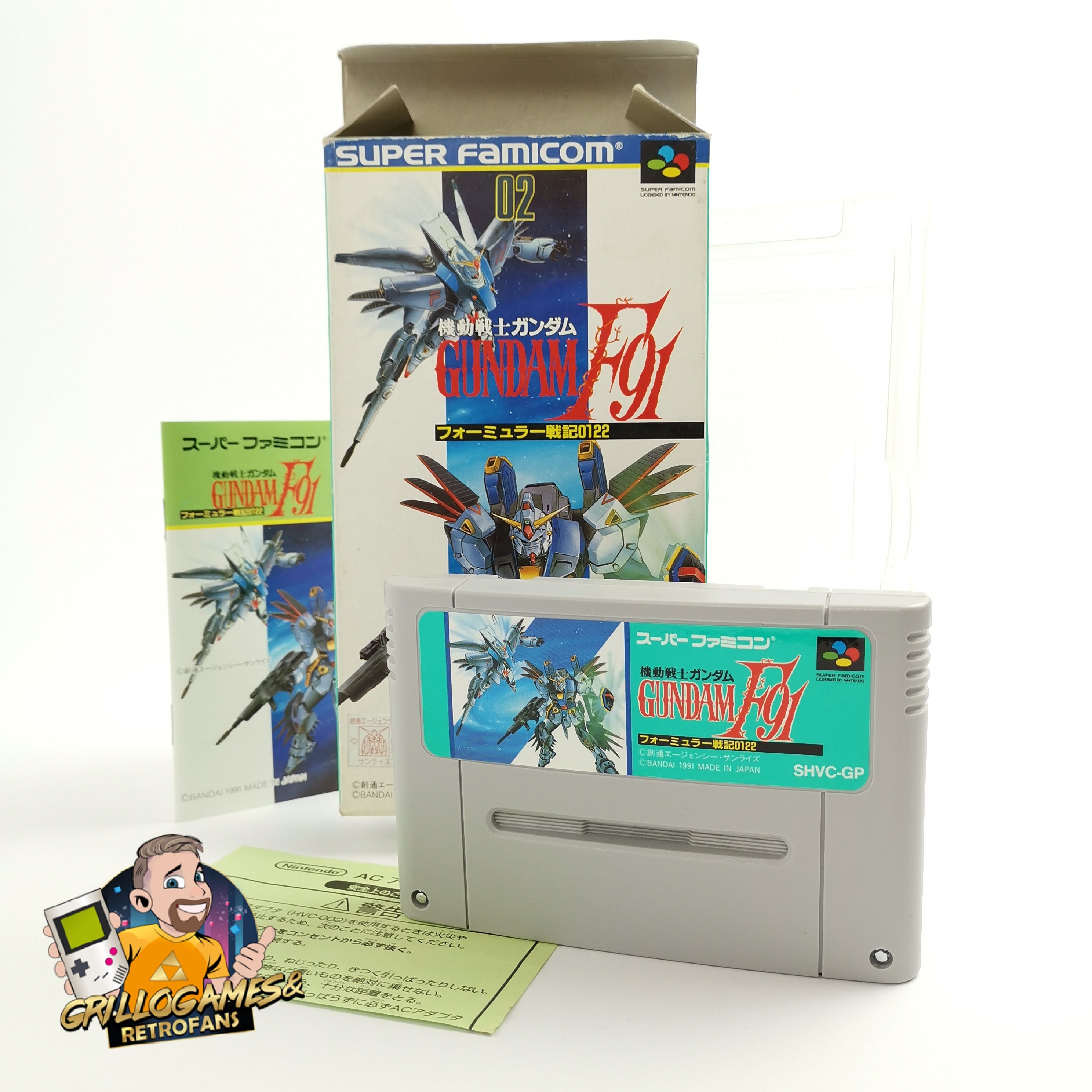 Super Famicom Spiel – Gundam F91 NTSC-J OVP Japan