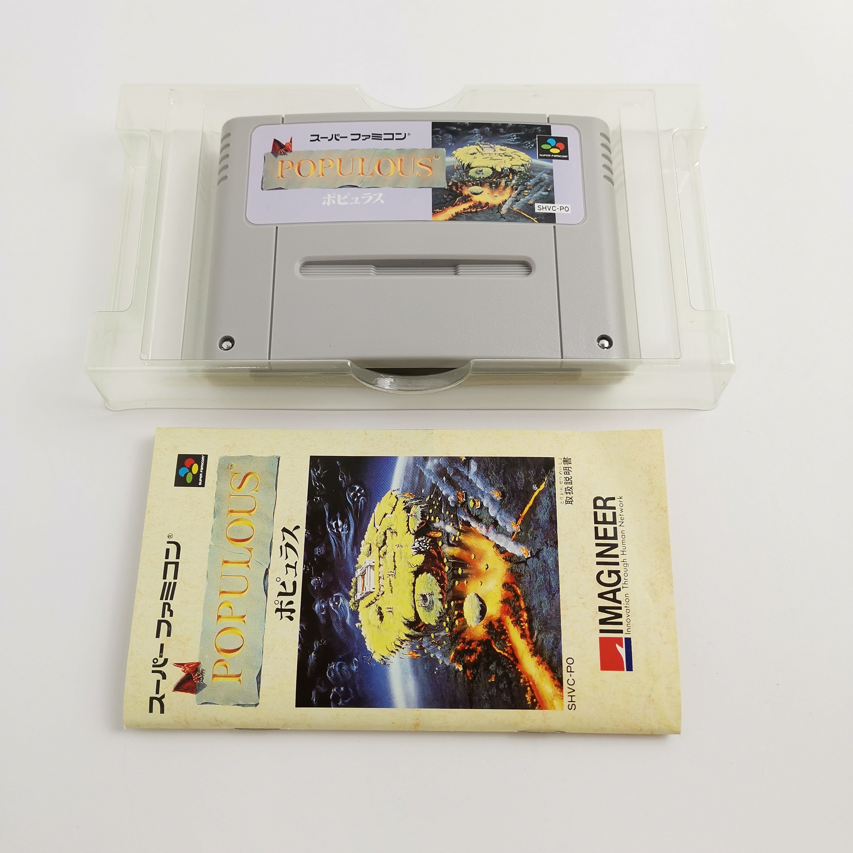 Super Famicom Spiel – Populous (NTSC-J OVP)