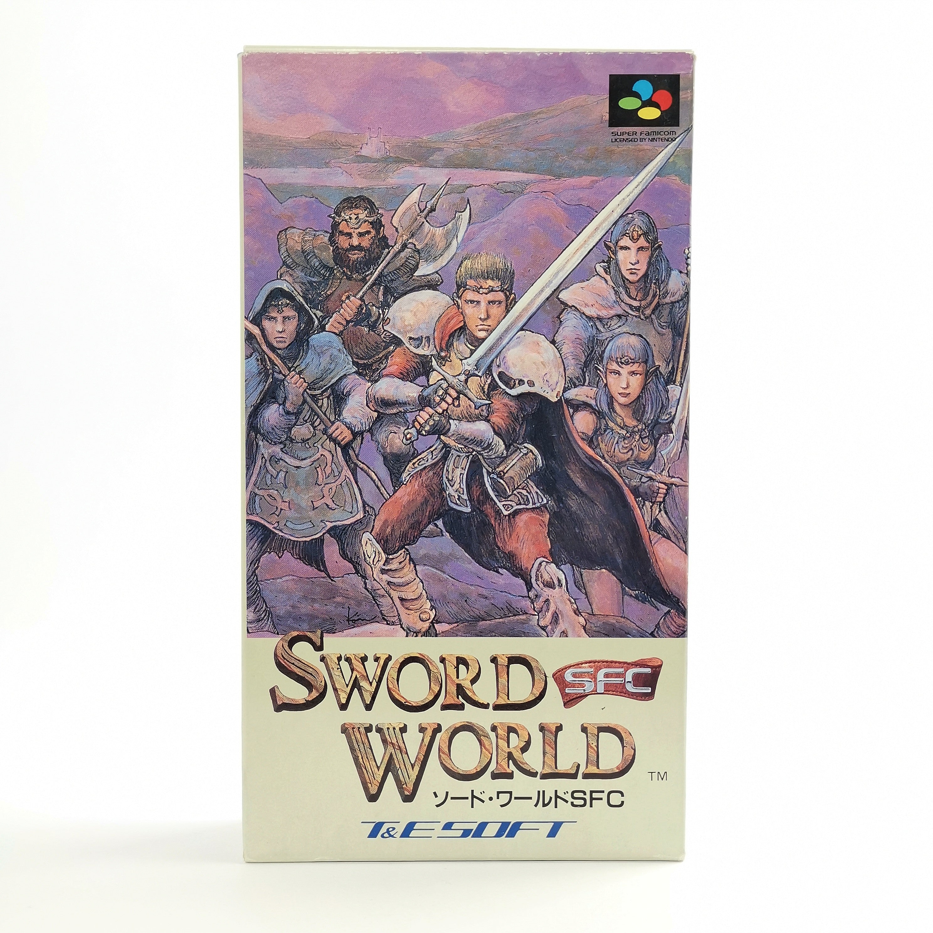 Nintendo Super Famicom Spiel – Sword World OVP Japan