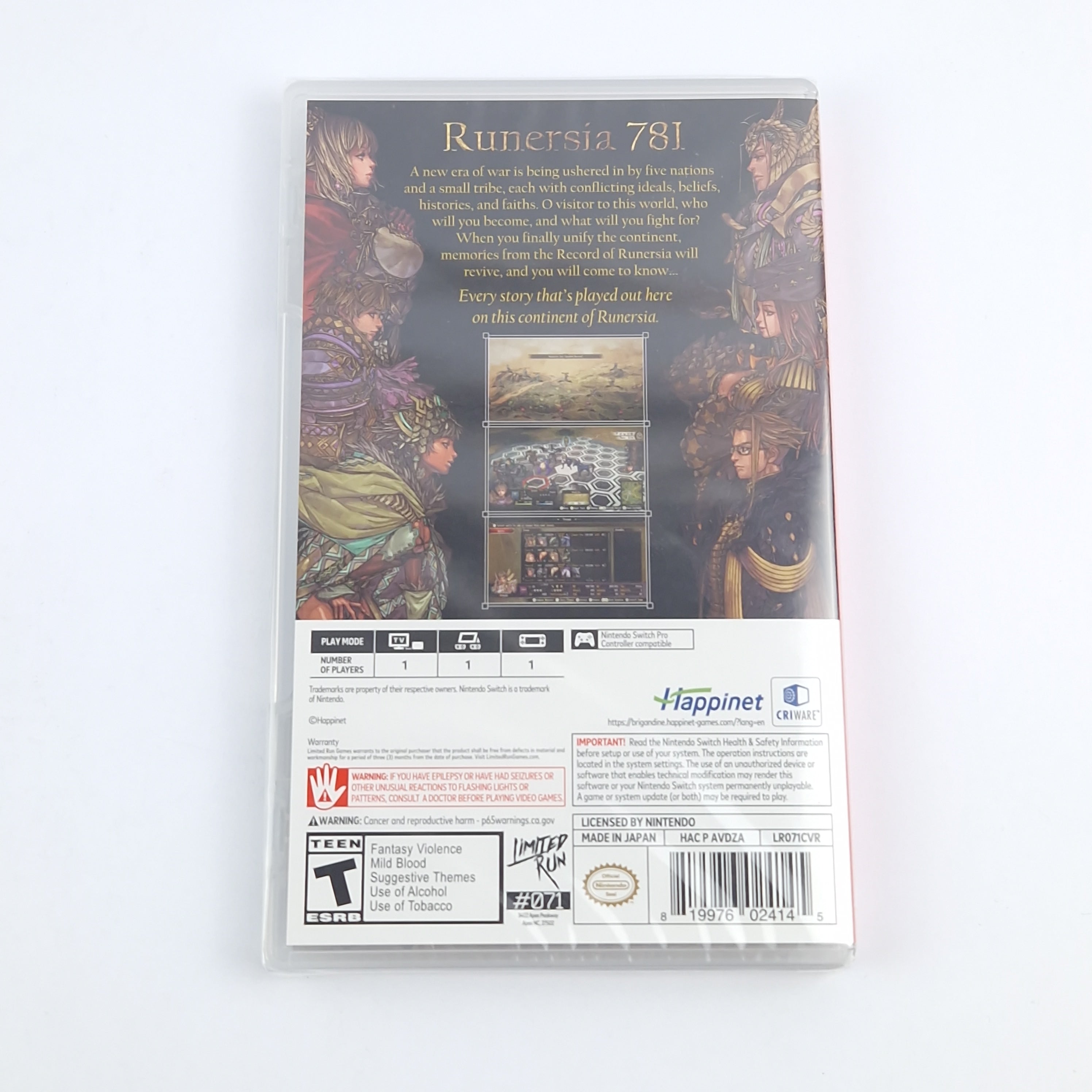 Nintendo Switch Spiel – Brigandine The Legend (OVP Neu)