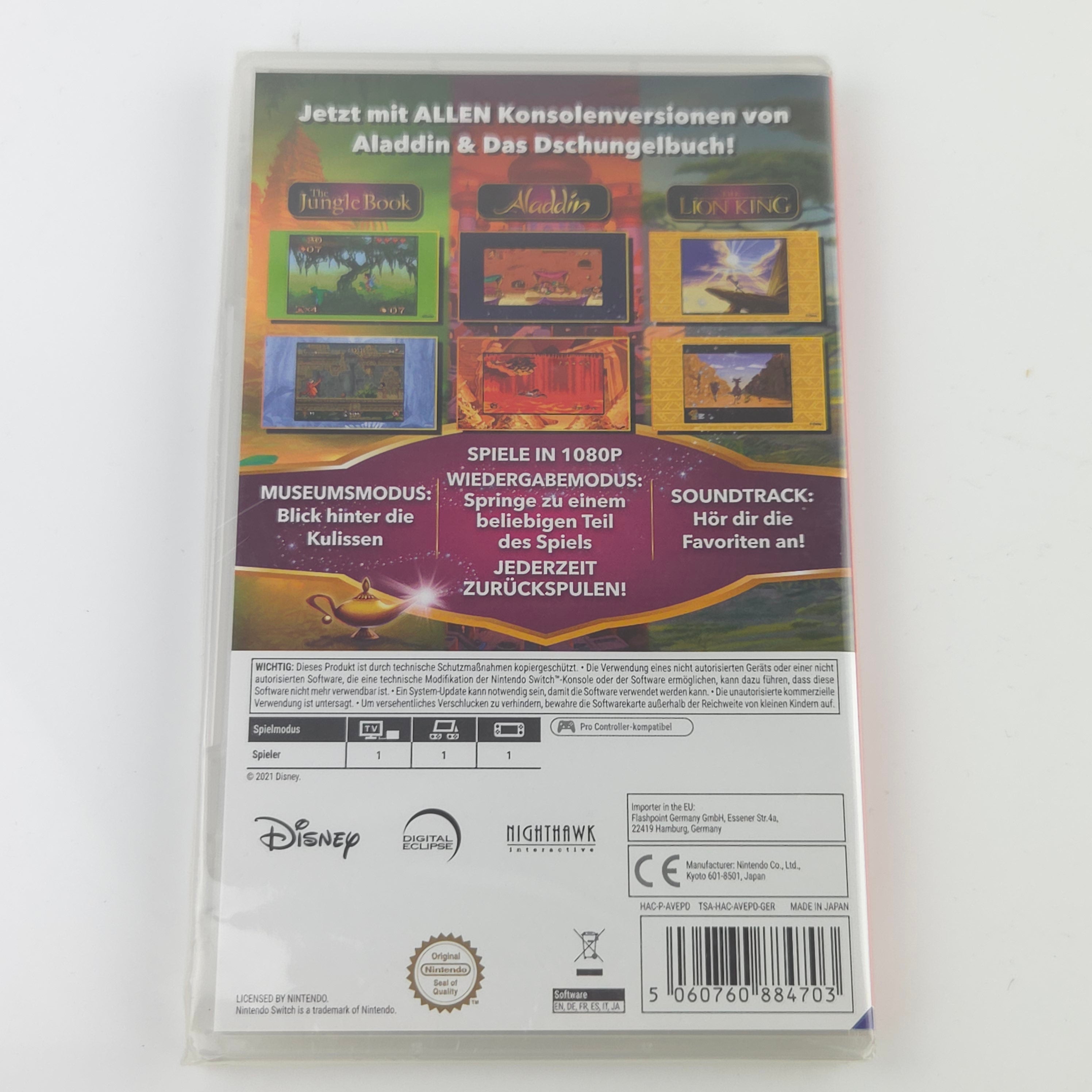 Nintendo Switch Spiel – Disney Classic Games Collection Neu