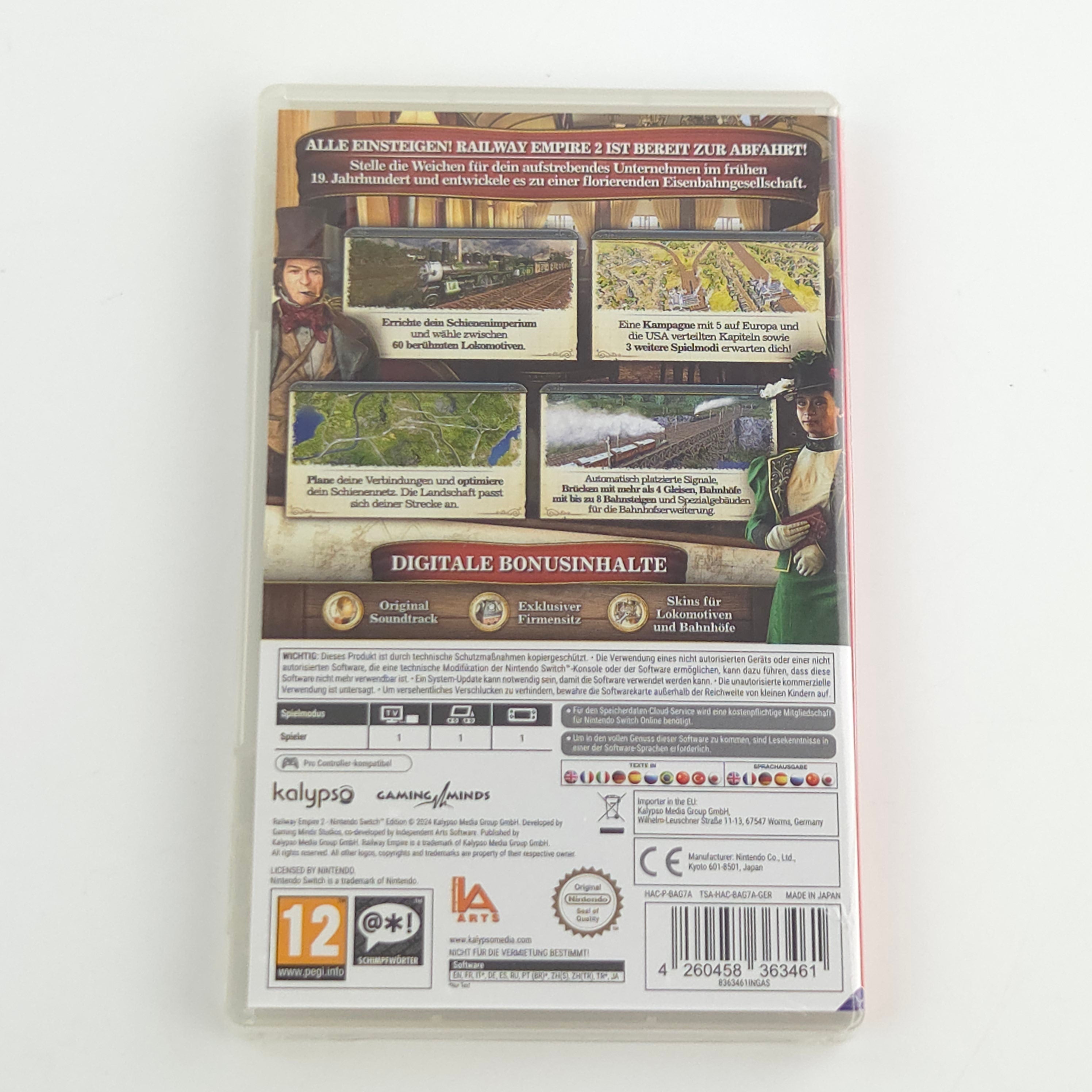 Nintendo Switch Spiel Railway Empire 2 Neu
