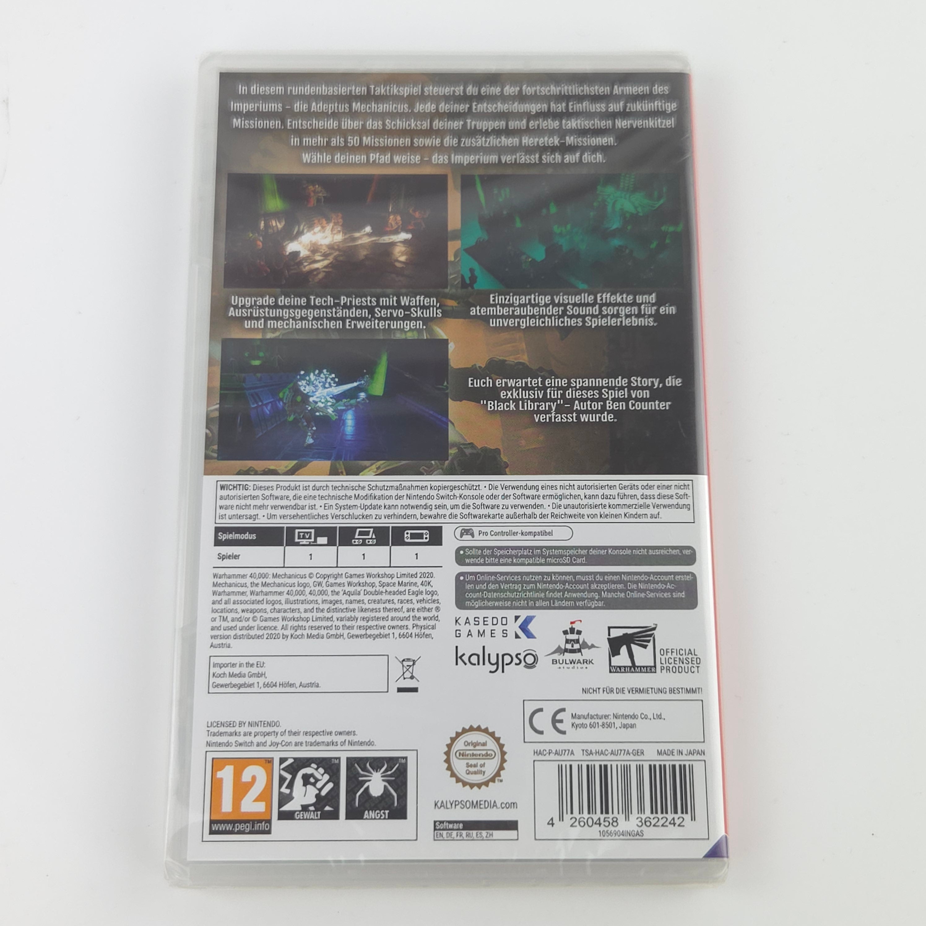 Nintendo Switch Spiel – Warhammer 40000 Mechanicus (Neu OVP)
