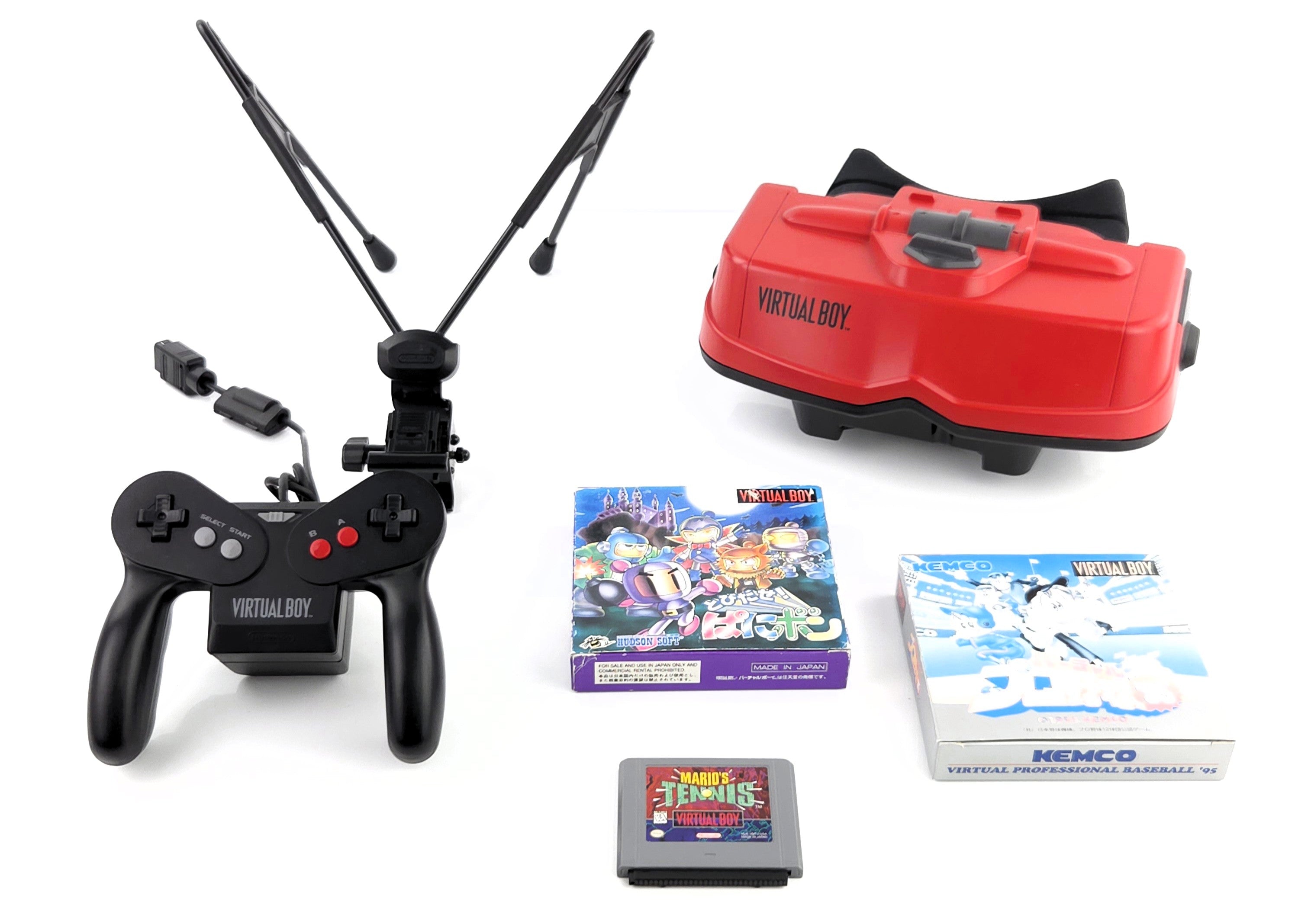 Nintendo Virtual Boy Konsole Controller Defekt