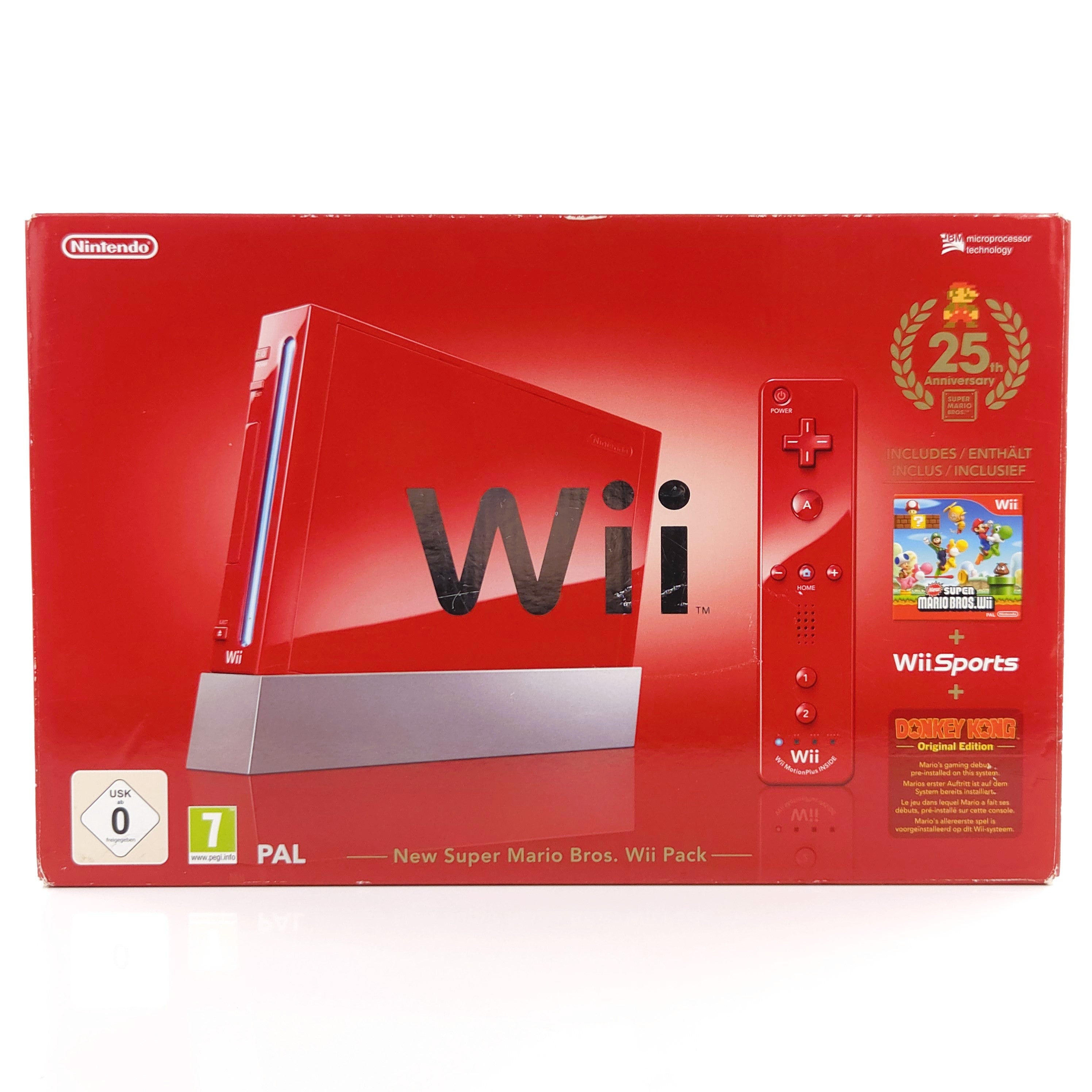Nintendo Wii Konsole – New Super Mario Bros 25th Ed OVP