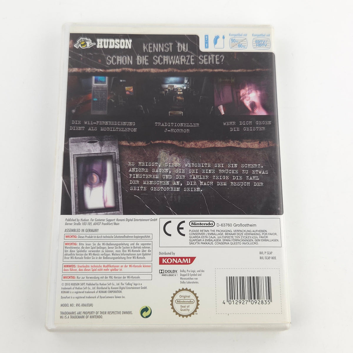 Nintendo Wii Spiel Calling OVP PAL